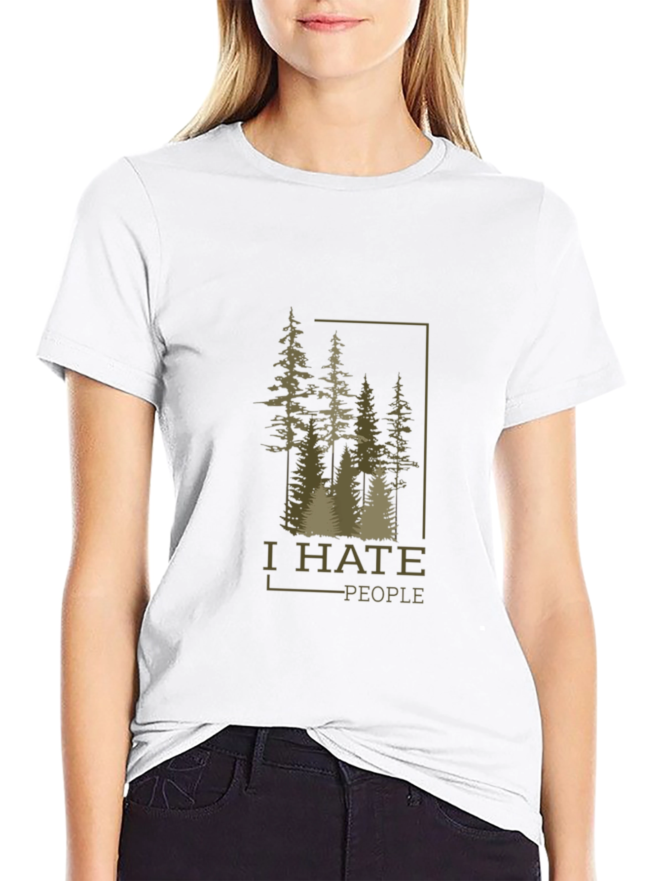 I Hate People Nature T-Shirt