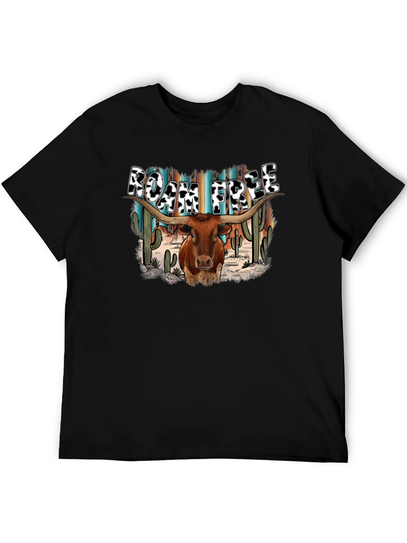 Roam Free Longhorn Graphic Tee