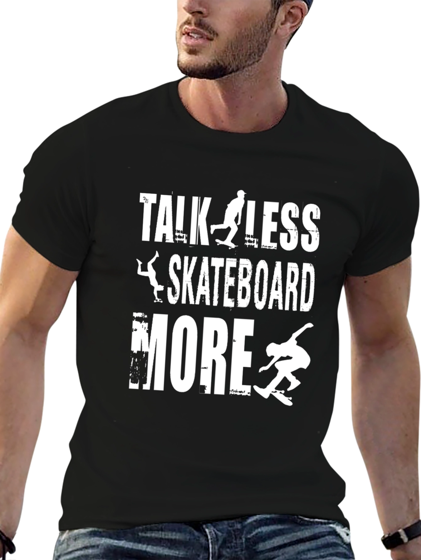 Talk Less Skateboard More Graphic Tee