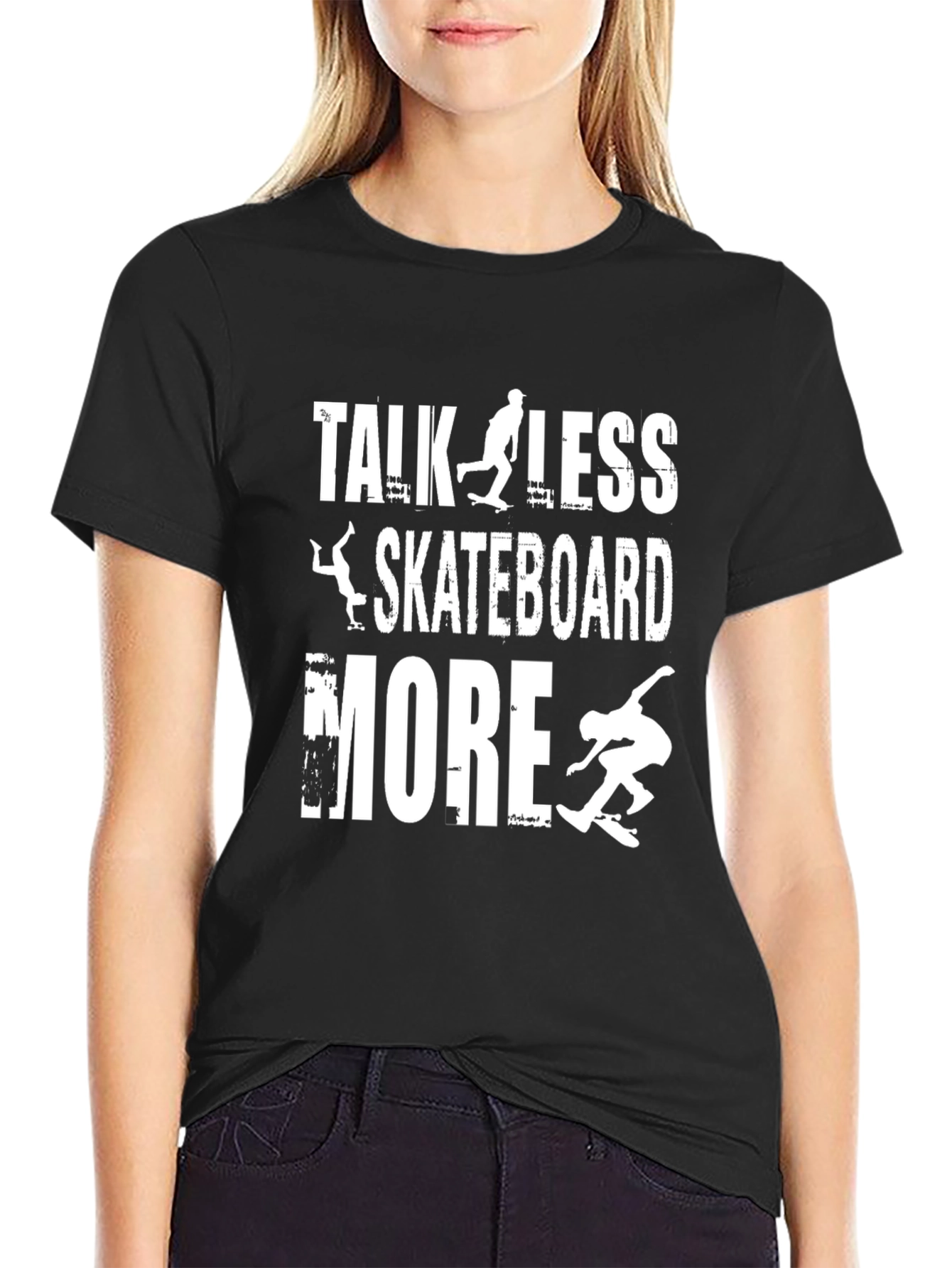 Talk Less Skateboard More Graphic Tee