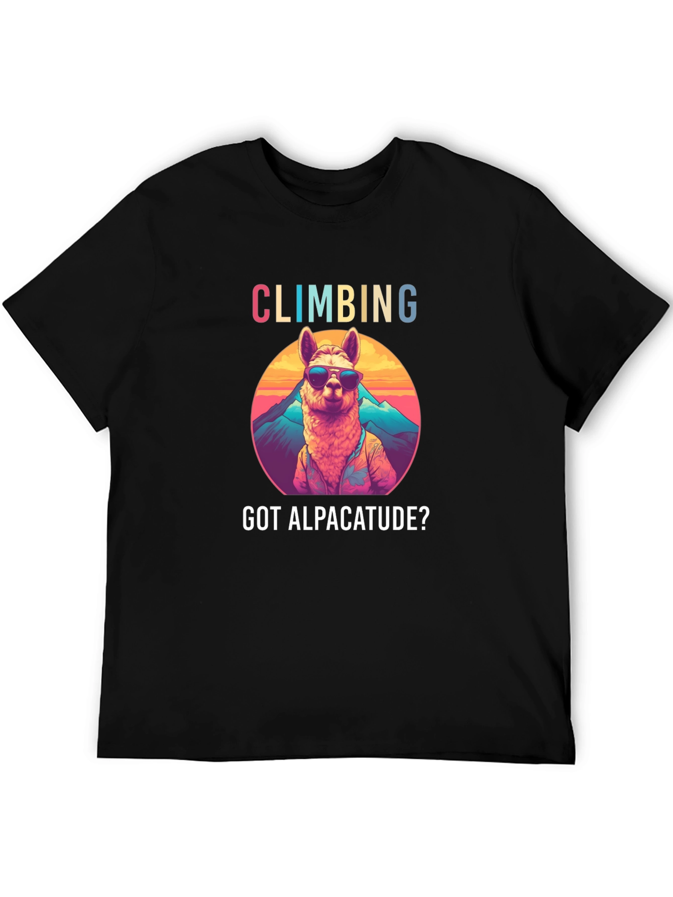Climbing Alpaca-tude T-Shirt