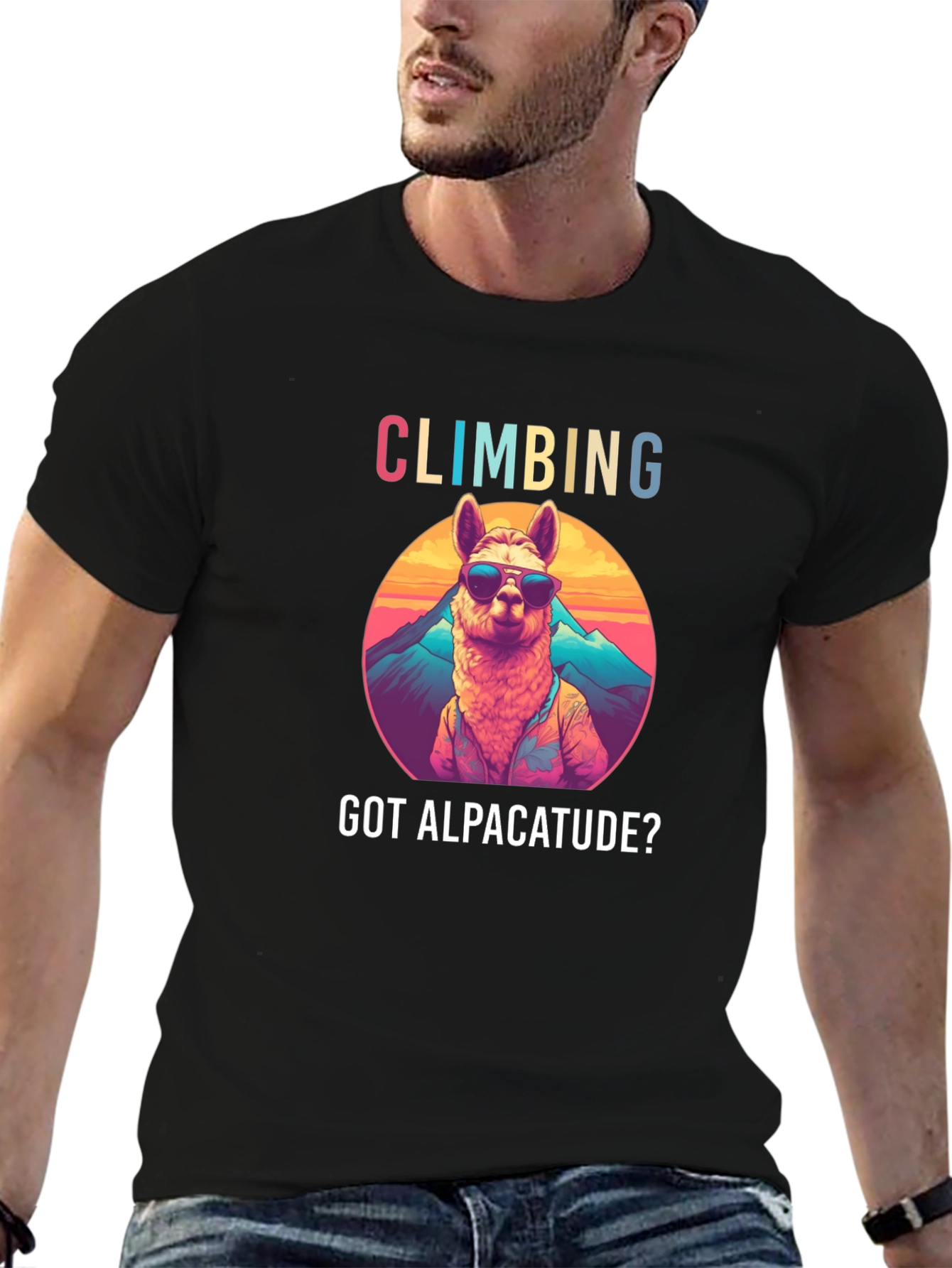 Climbing Alpaca-tude T-Shirt