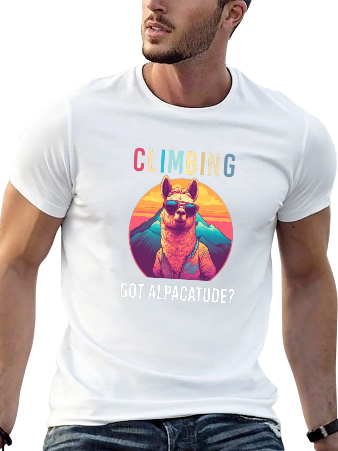 Climbing Alpaca-tude T-Shirt