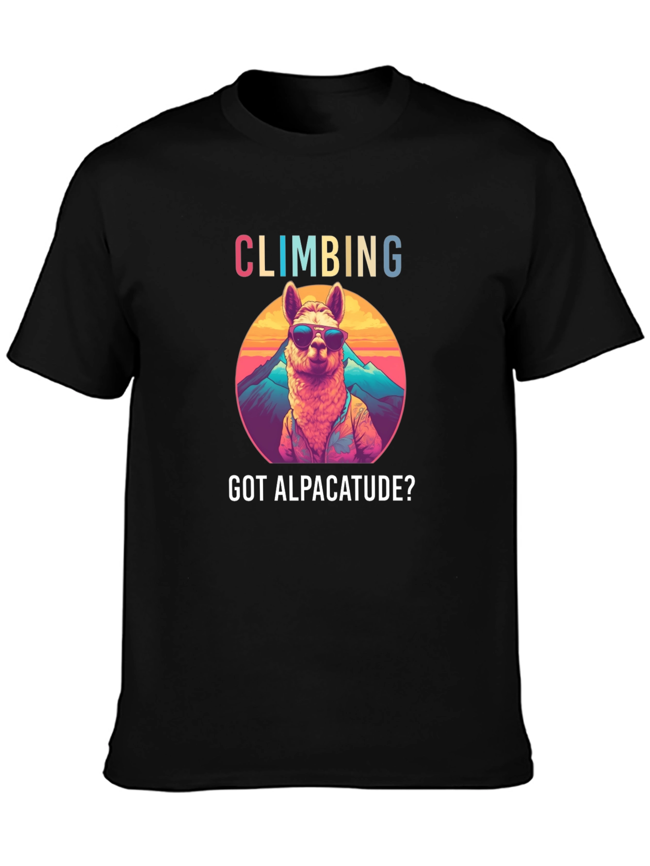 Climbing Alpaca-tude T-Shirt