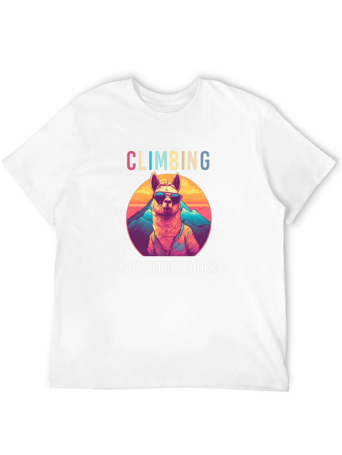Climbing Alpaca-tude T-Shirt