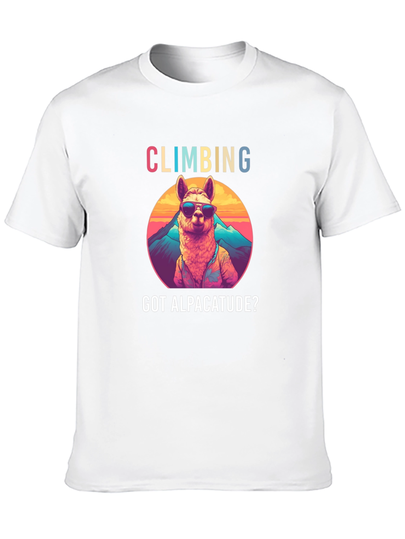 Climbing Alpaca-tude T-Shirt