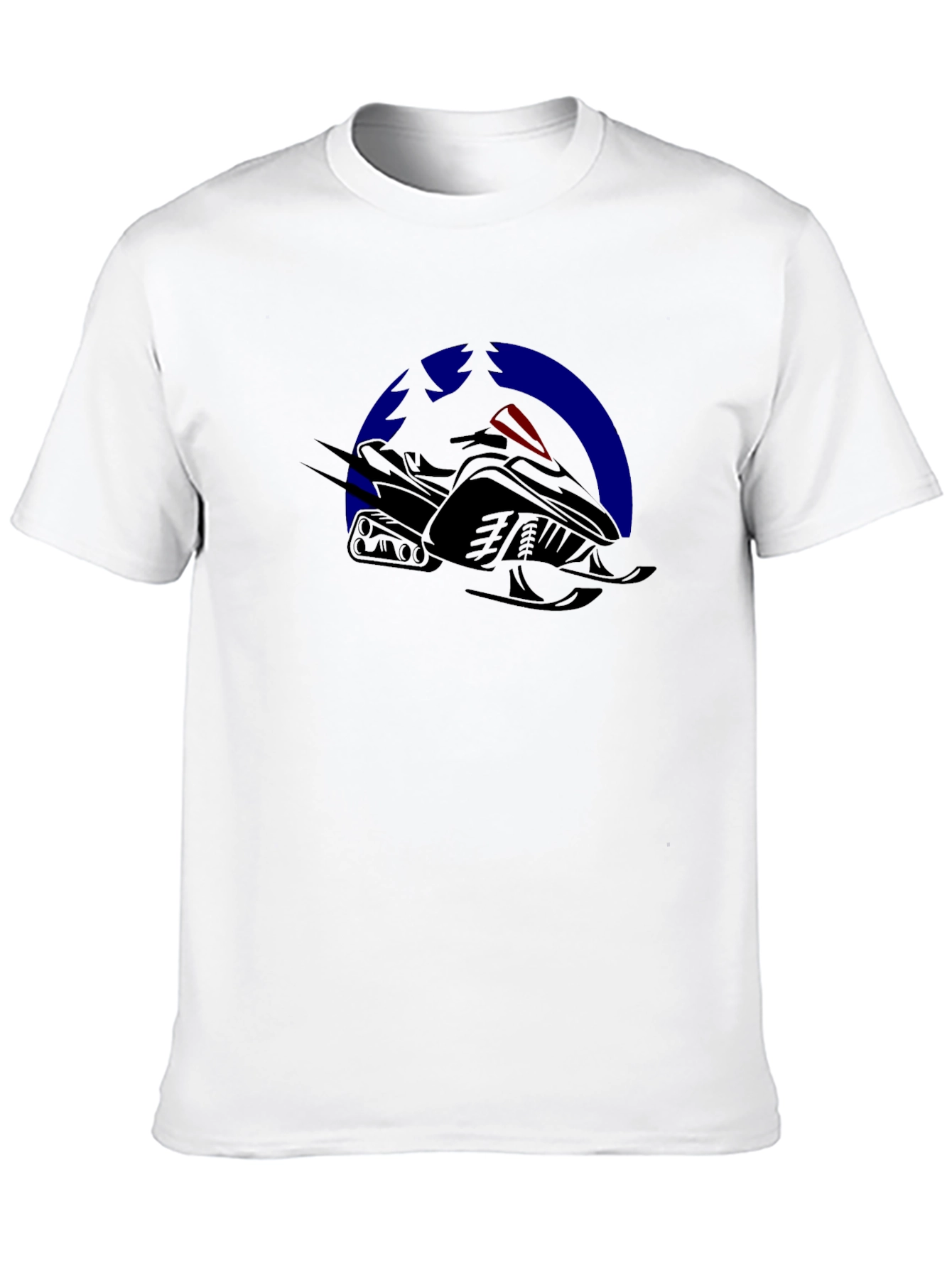 Snowmobile Graphic Tee - Black
