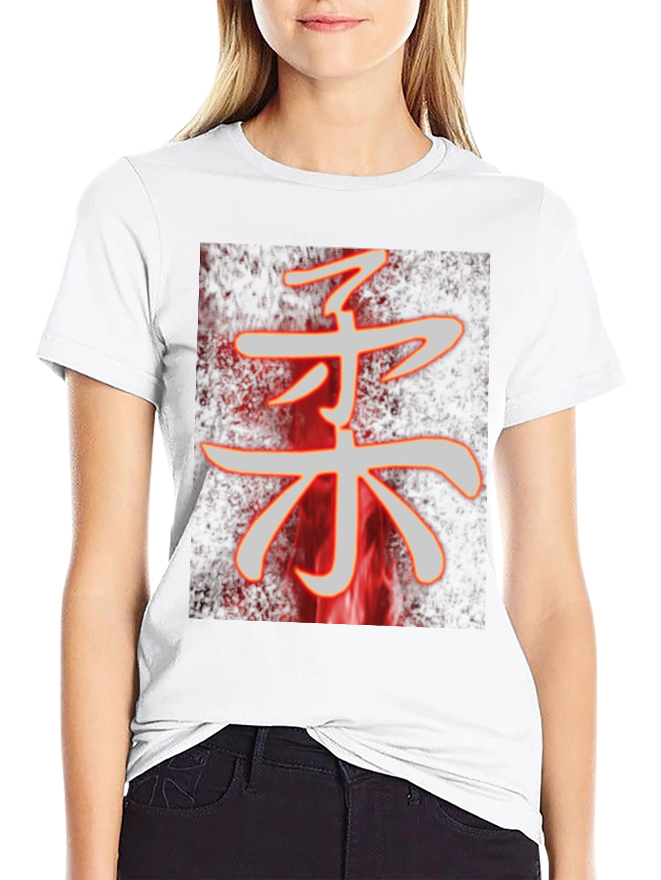 Fiery Kanji T-Shirt - Softness Design