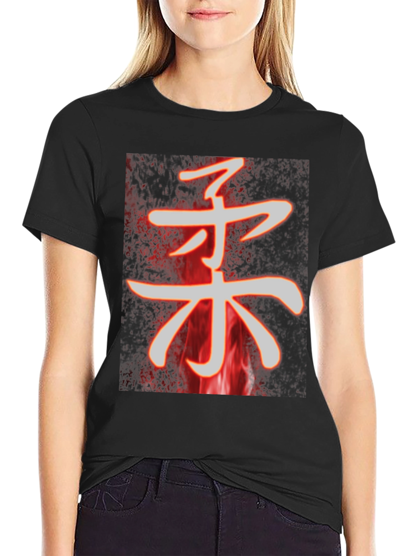 Fiery Kanji T-Shirt - Softness Design
