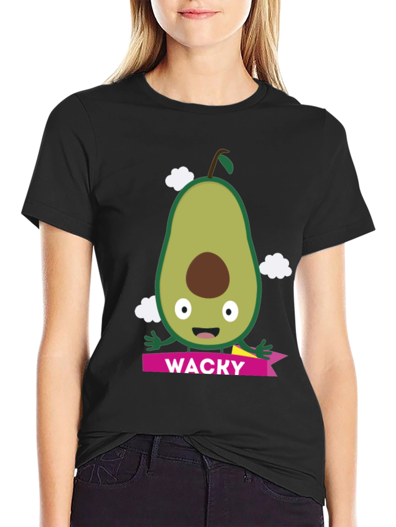Wacky Avocado Graphic Tee - Fun & Unique Design