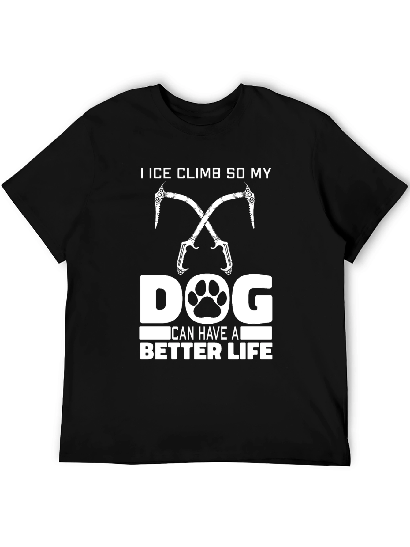 Ice Climb Dog Lover T-Shirt