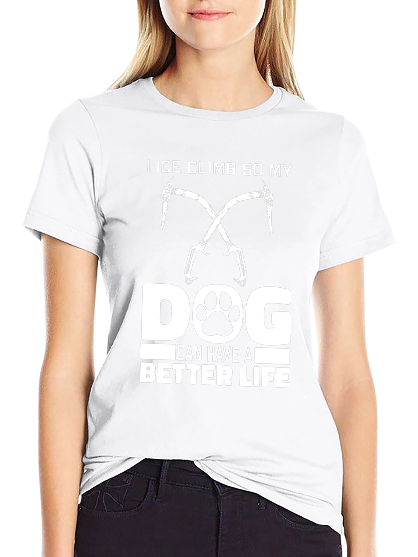 Ice Climb Dog Lover T-Shirt