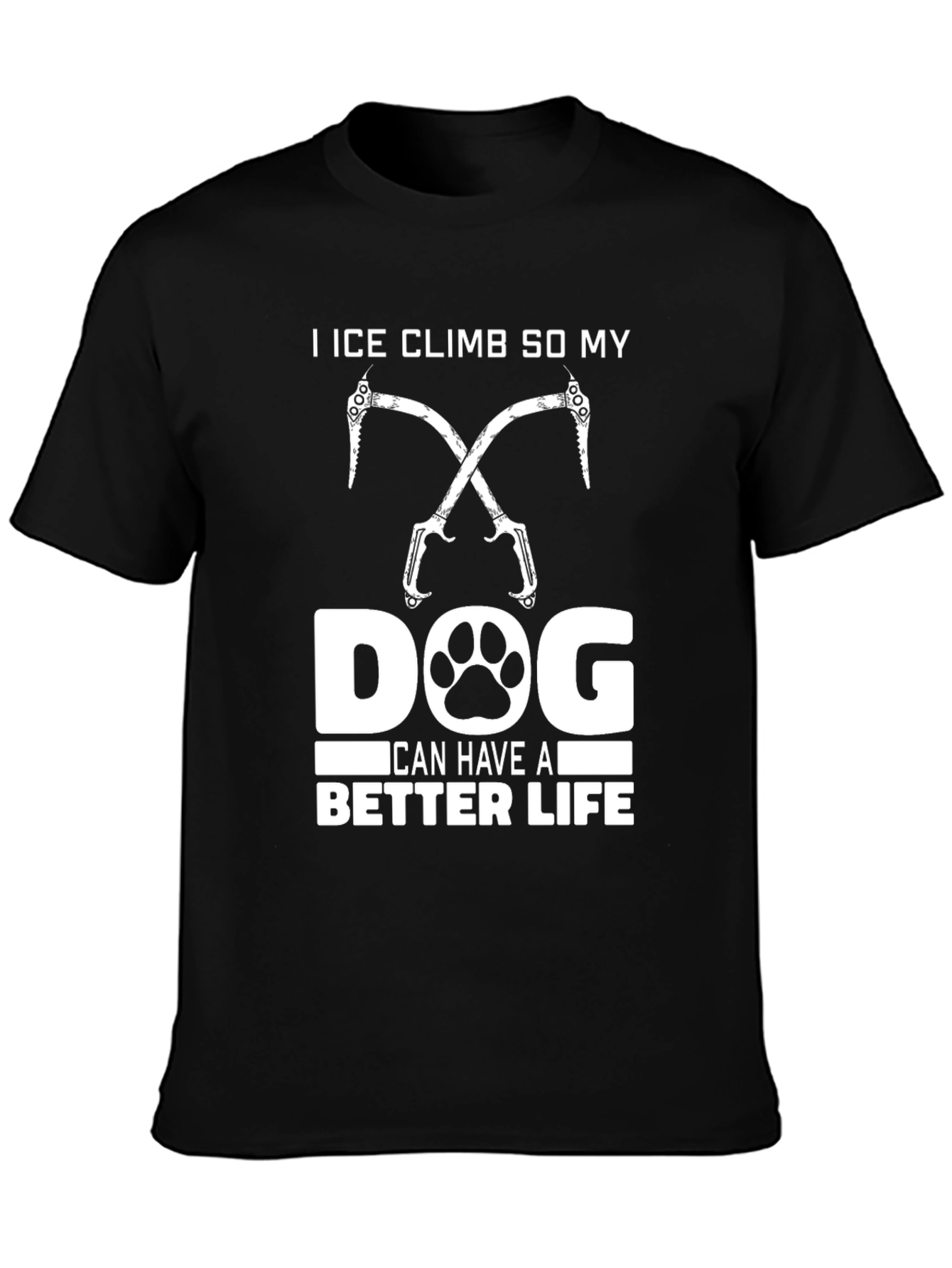 Ice Climb Dog Lover T-Shirt