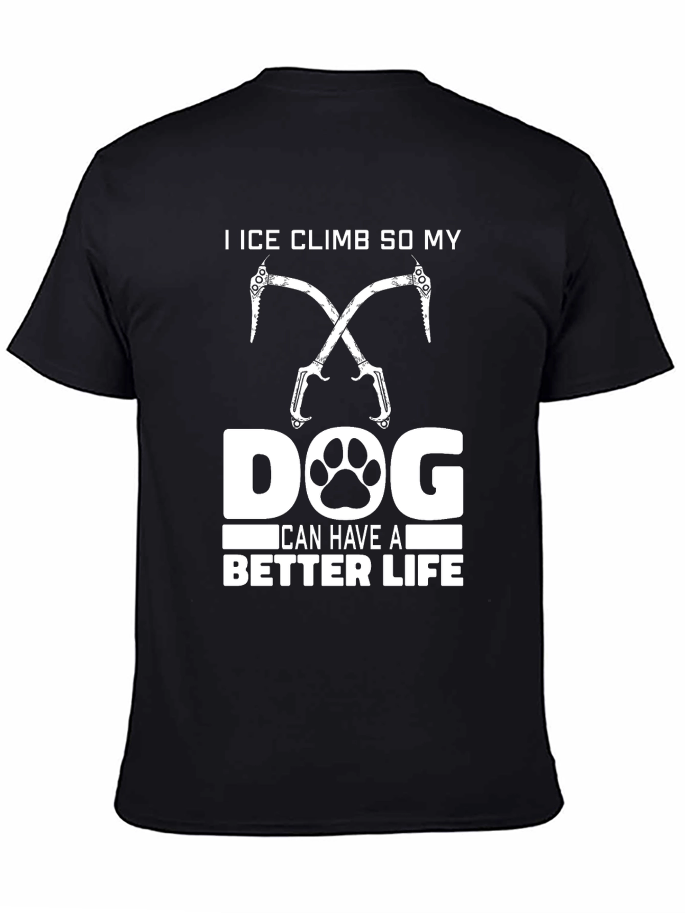 Ice Climb Dog Lover T-Shirt
