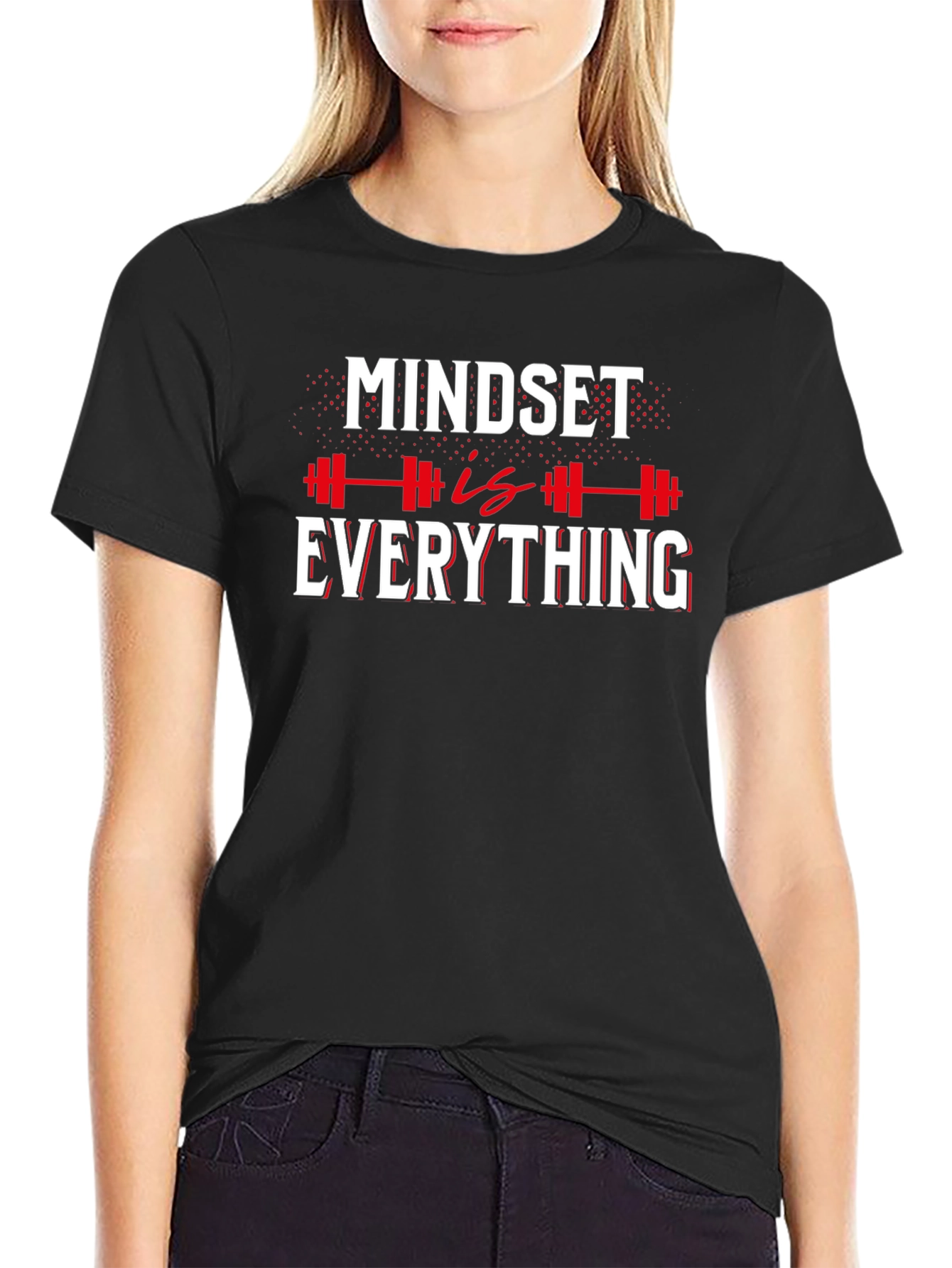 Mindset is Everything T-Shirt - Motivational Gym Tee