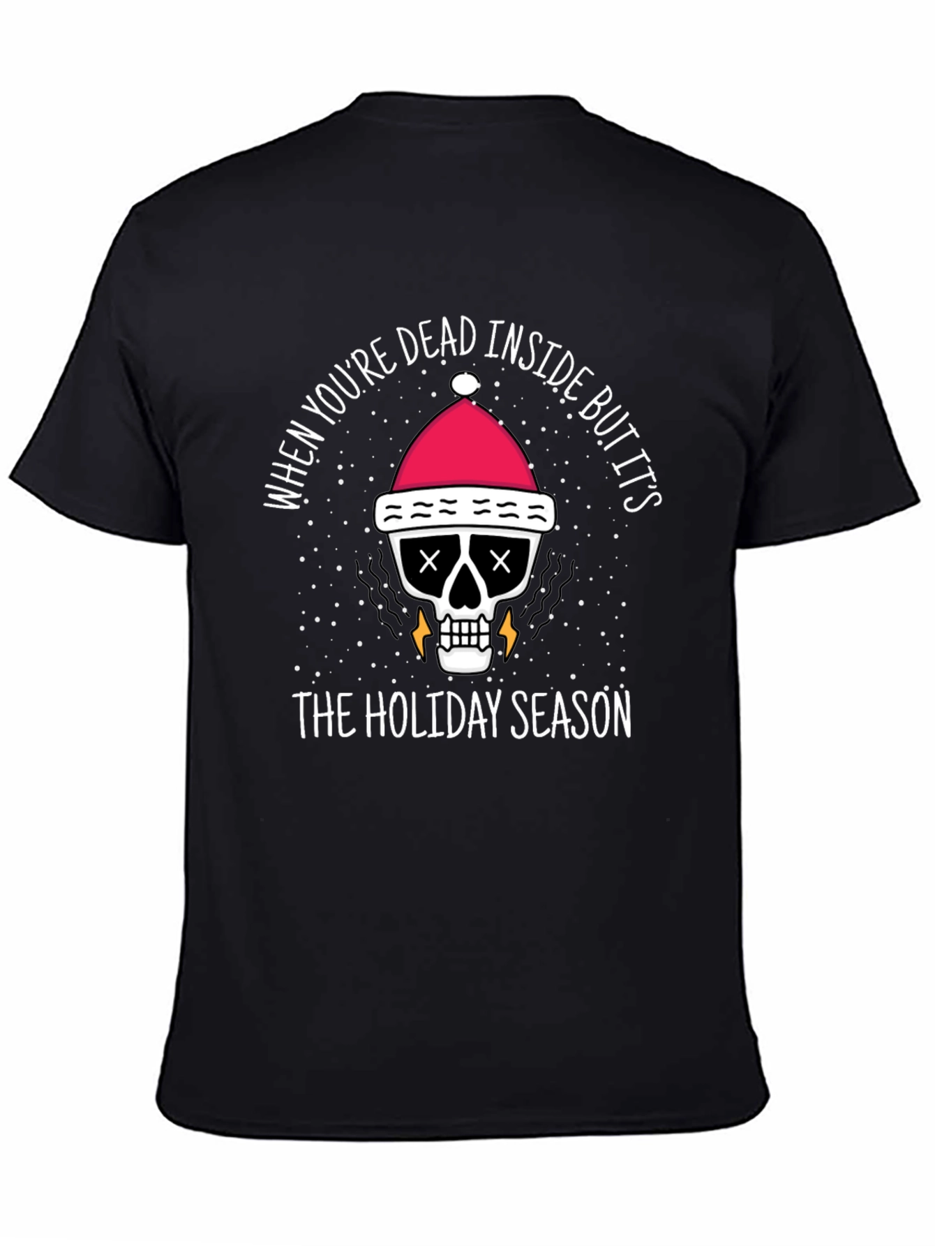 Dead Inside Holiday T-Shirt - Funny Christmas Tee