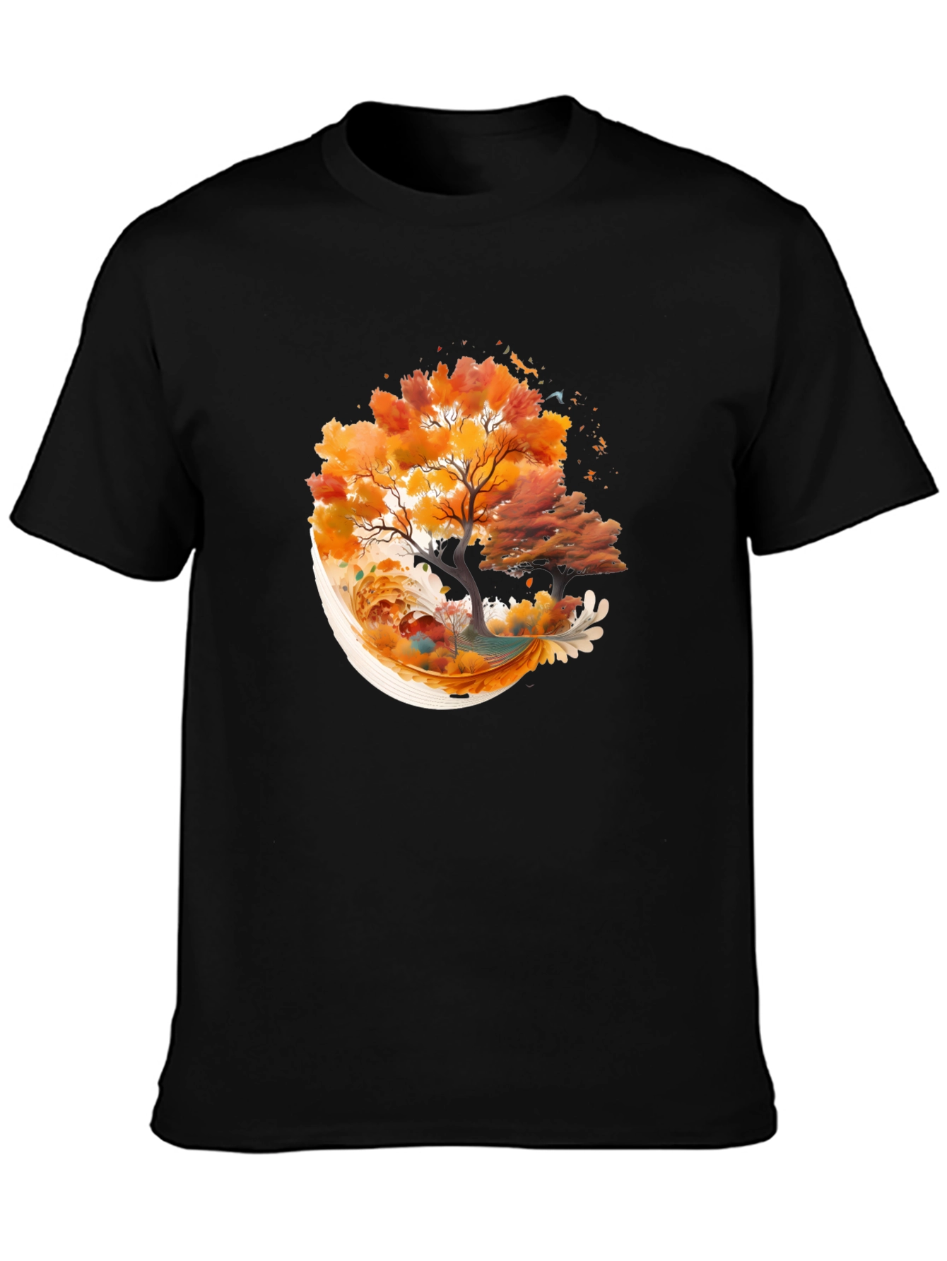 Autumn Tree Graphic Tee - Stylish Nature Inspired Design