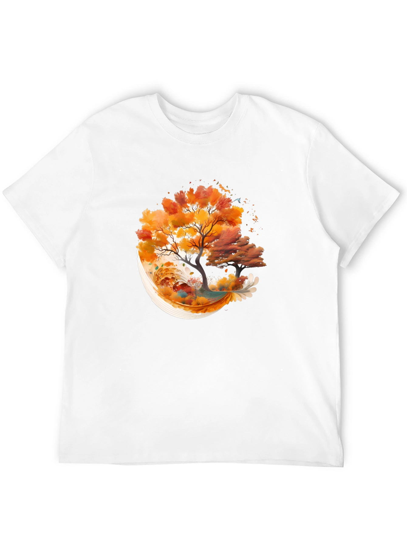 Autumn Tree Graphic Tee - Stylish Nature Inspired Design