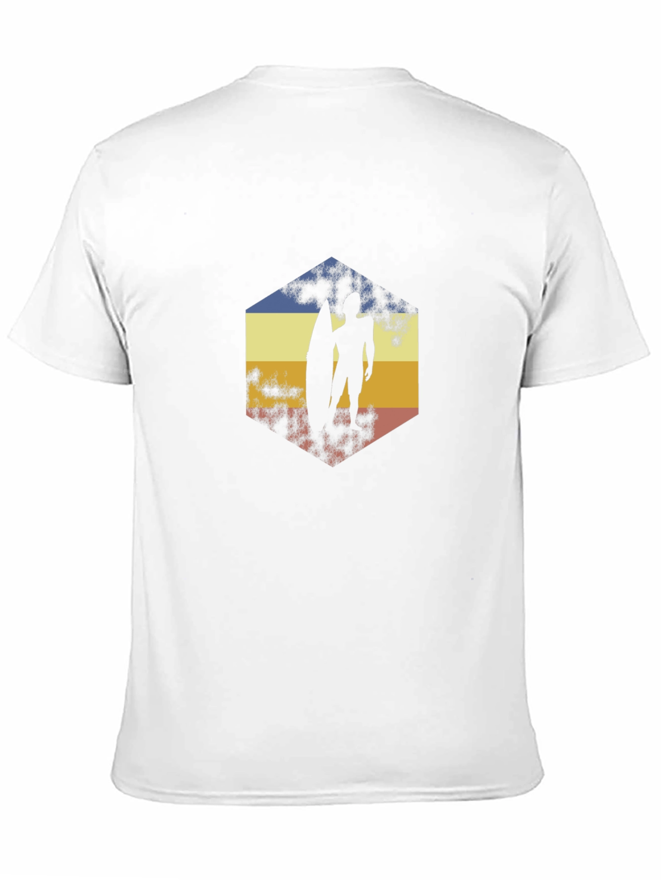 Retro Surfer Graphic Tee - Classic Black T-Shirt