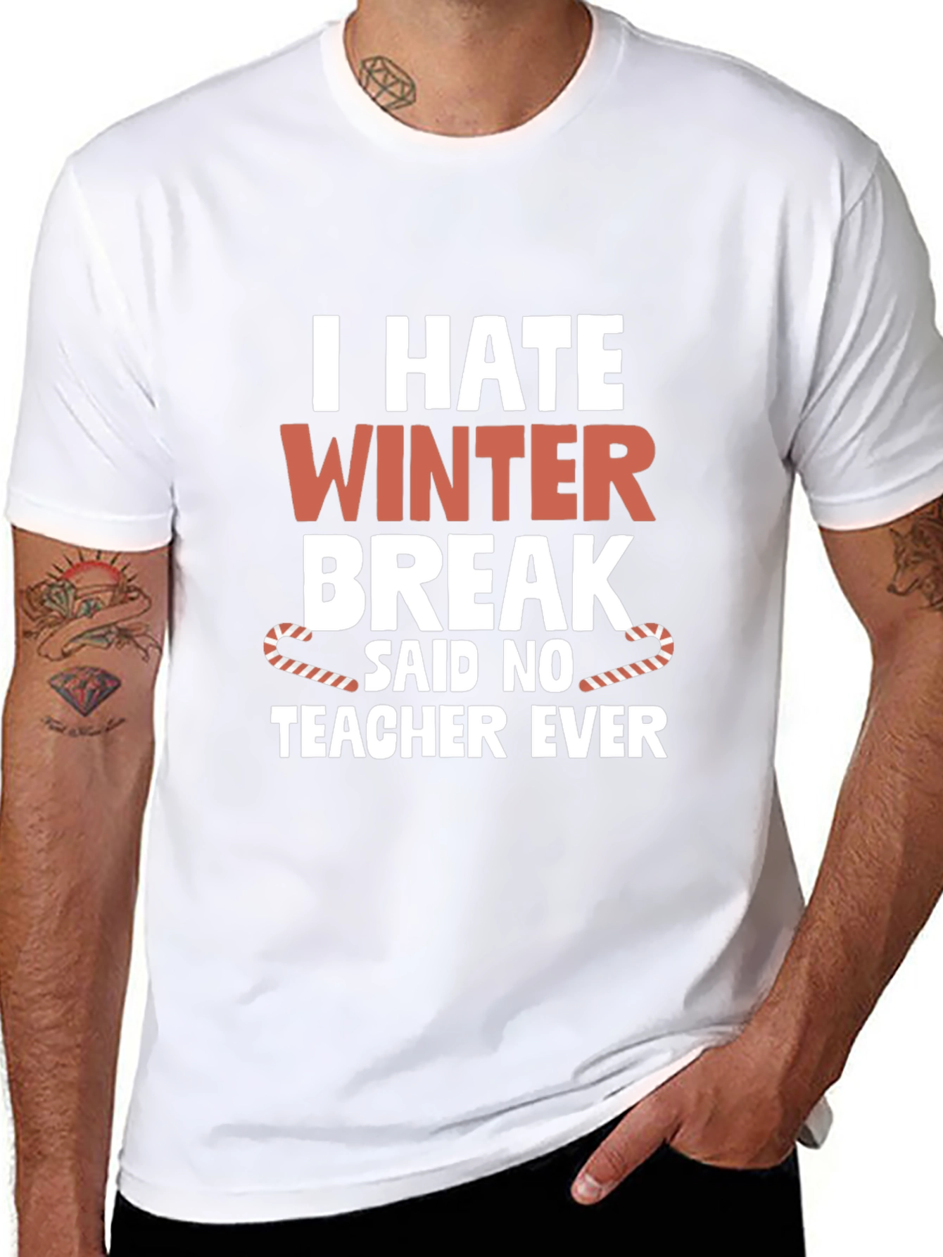 I Hate Winter Break Teacher T-Shirt