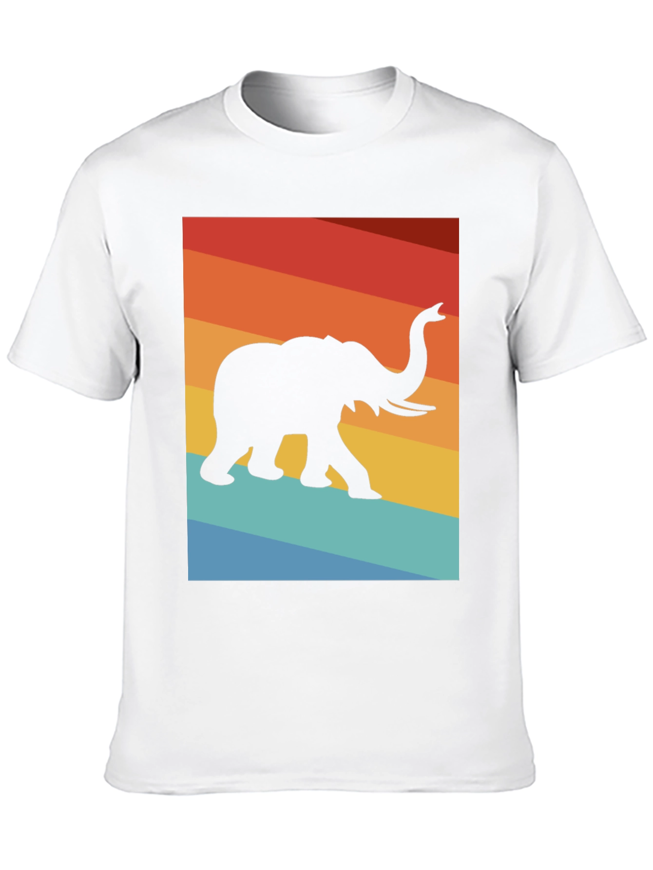 Retro Elephant Graphic Tee - Comfort Fit