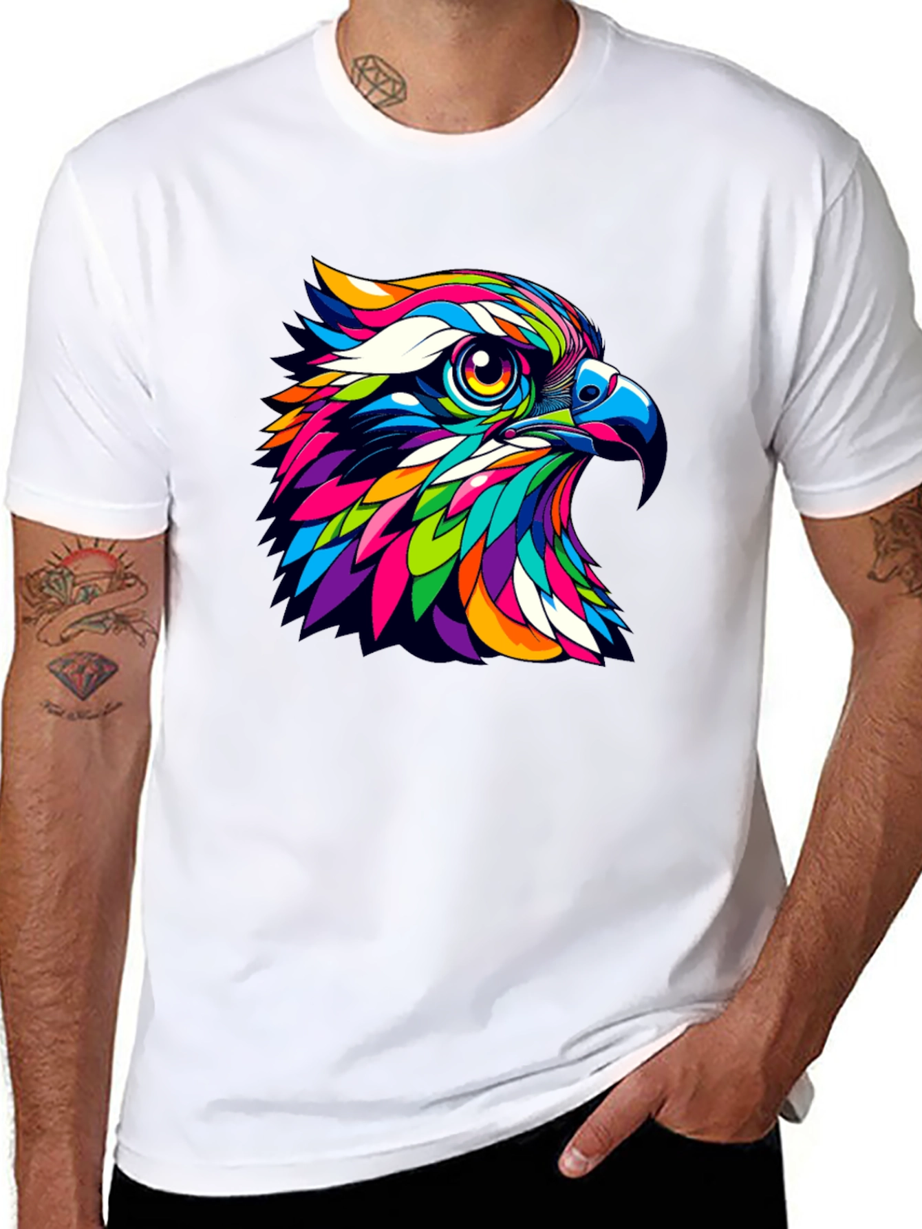 Bold Graphic Eagle T-Shirt