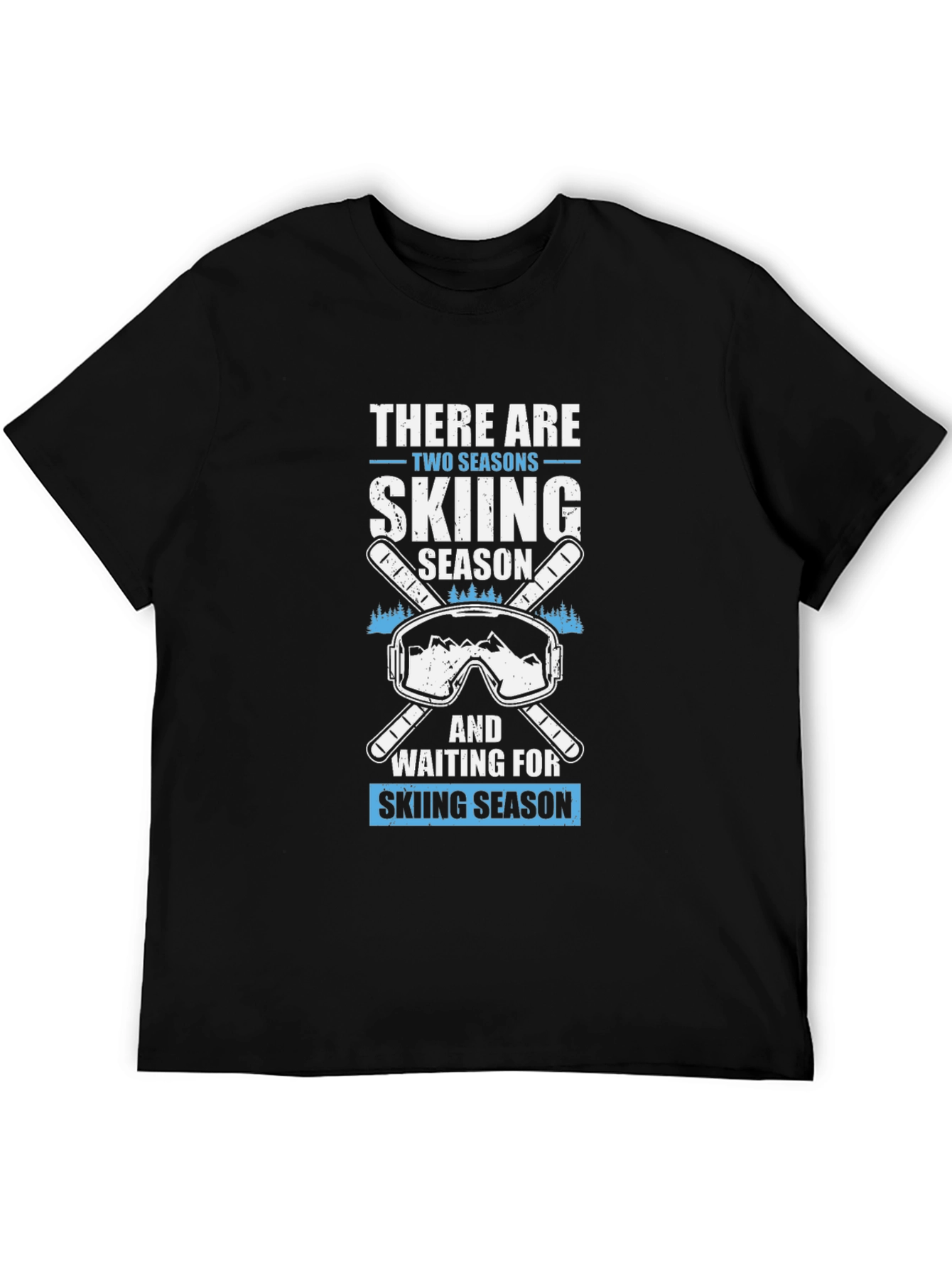 Skiing Season Graphic Tee | Mountain Lovers T-Shirt