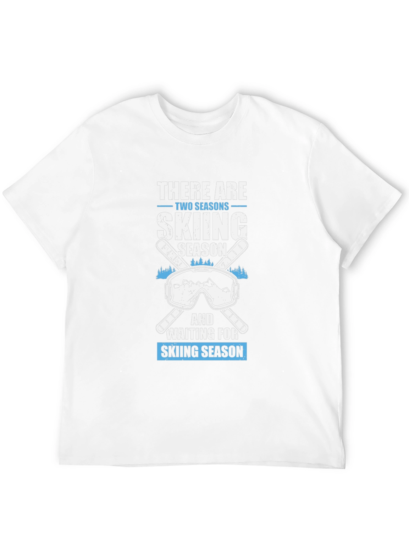 Skiing Season Graphic Tee | Mountain Lovers T-Shirt