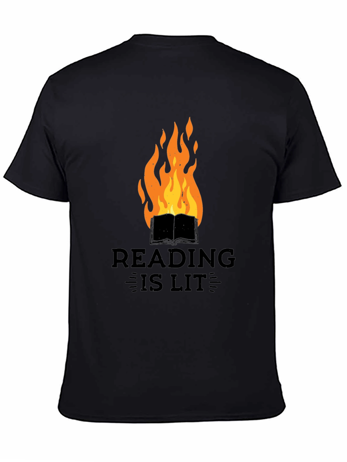 Reading Is Lit Graphic Tee - Book Lover T-Shirt