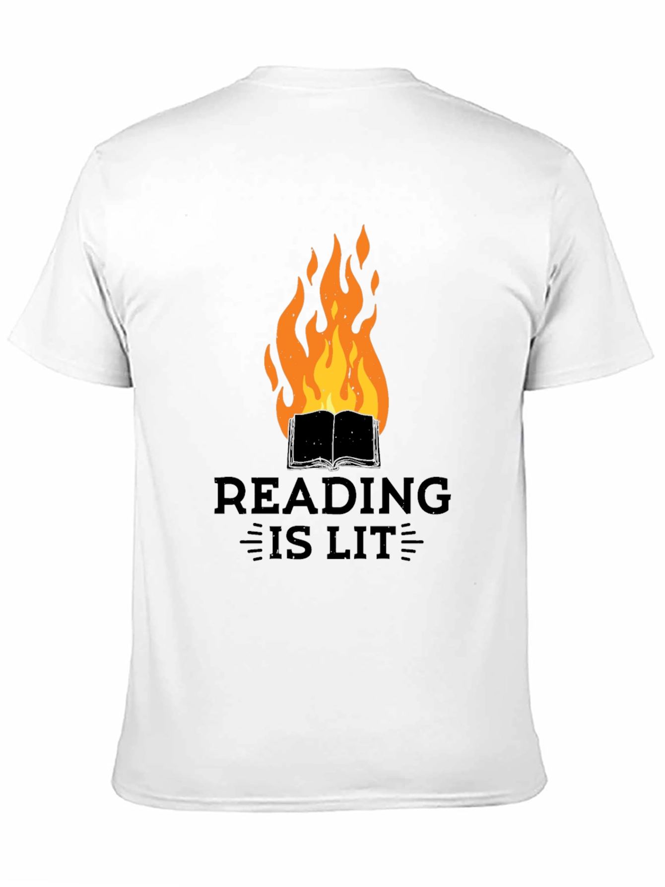 Reading Is Lit Graphic Tee - Book Lover T-Shirt