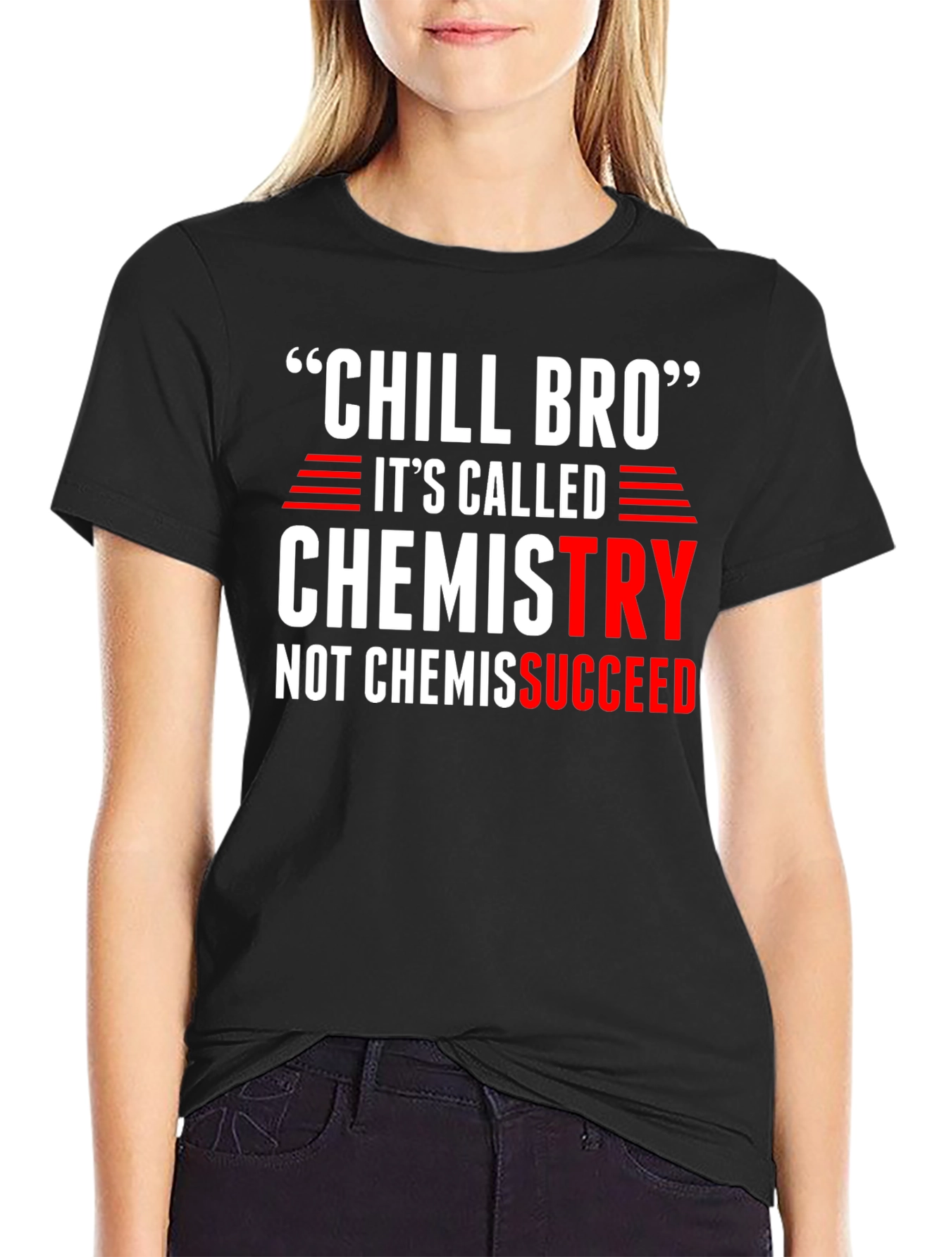Chill Bro Chemistry Graphic T-Shirt
