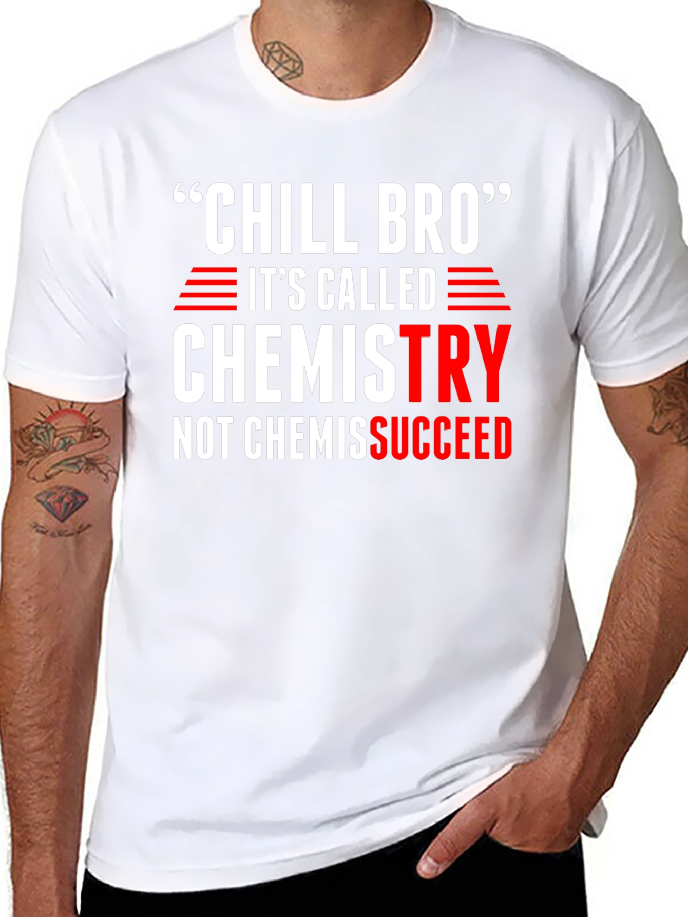 Chill Bro Chemistry Graphic T-Shirt
