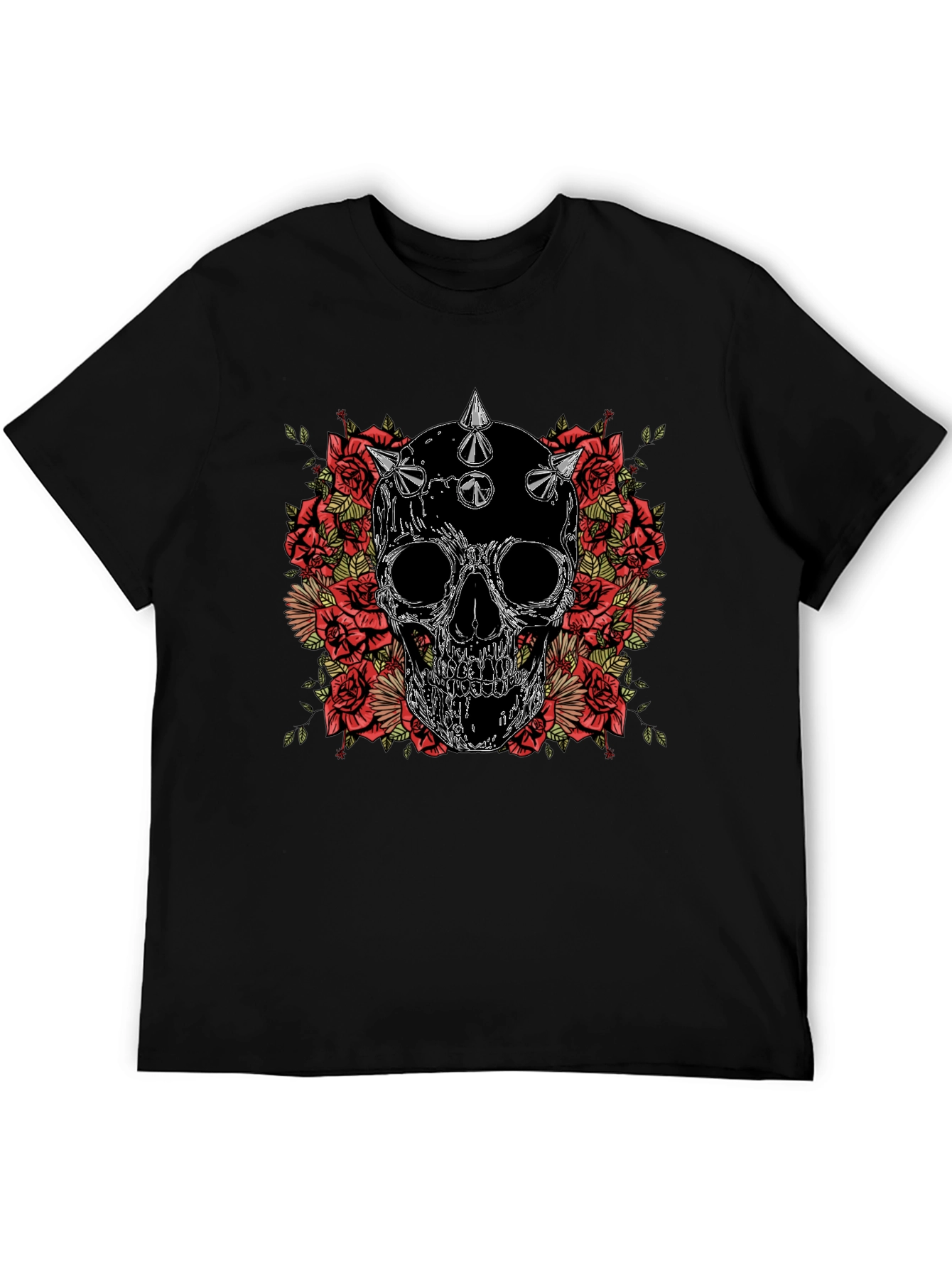 Skull and Roses Graphic Tee