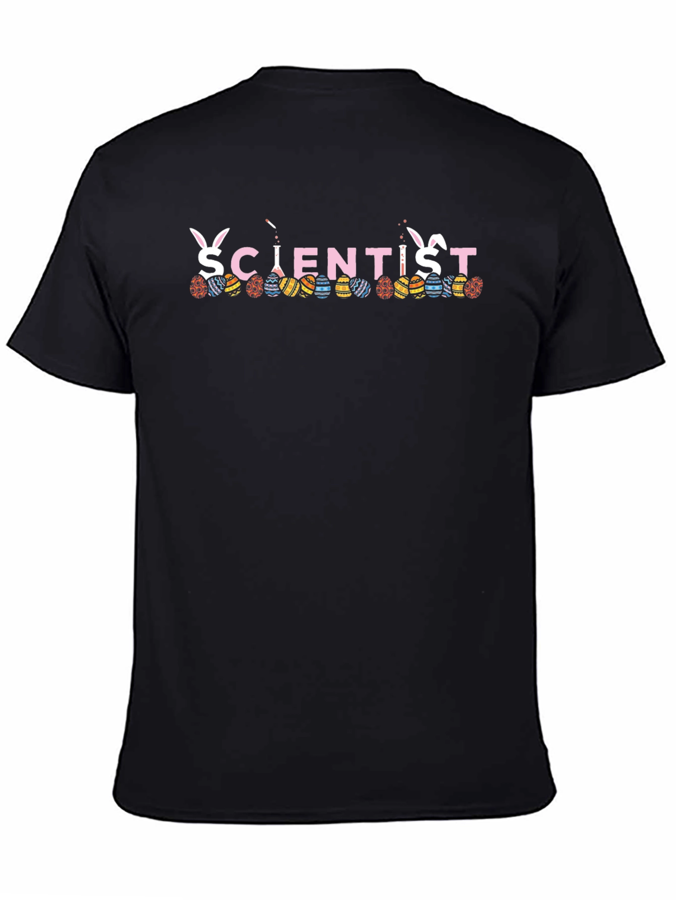 Scientist Easter Bunny Egg T-Shirt Funny Spring Holiday Tee
