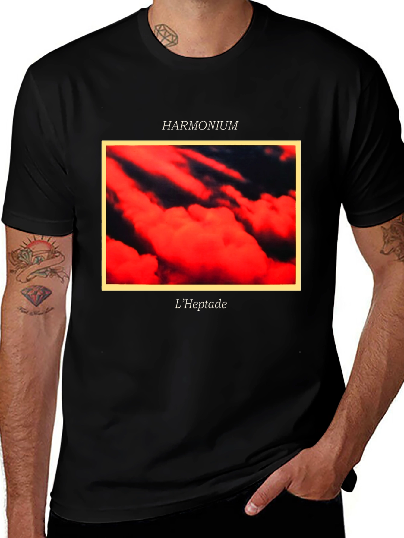 Harmonium LHeptade Graphic Tee - Black