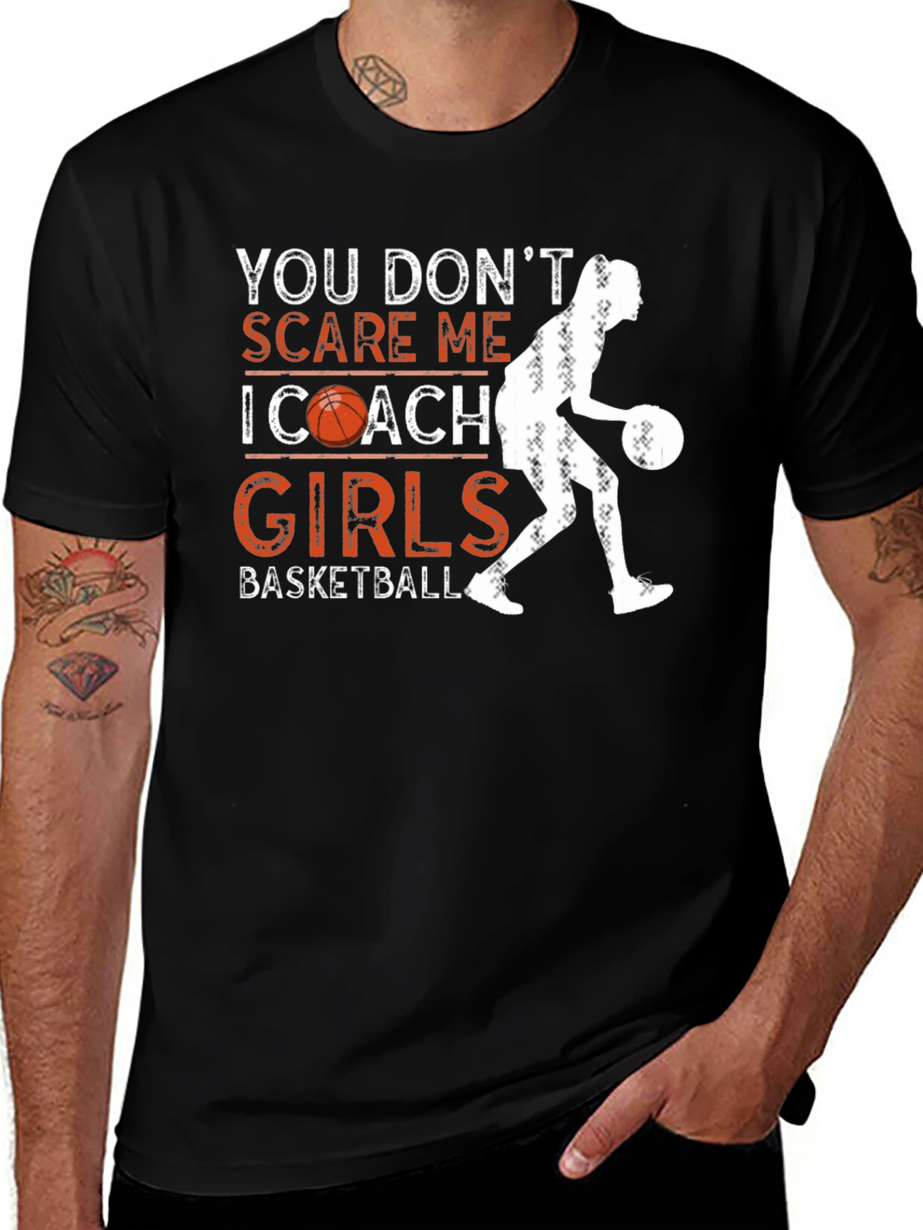 Girls Basketball Coach T-Shirt