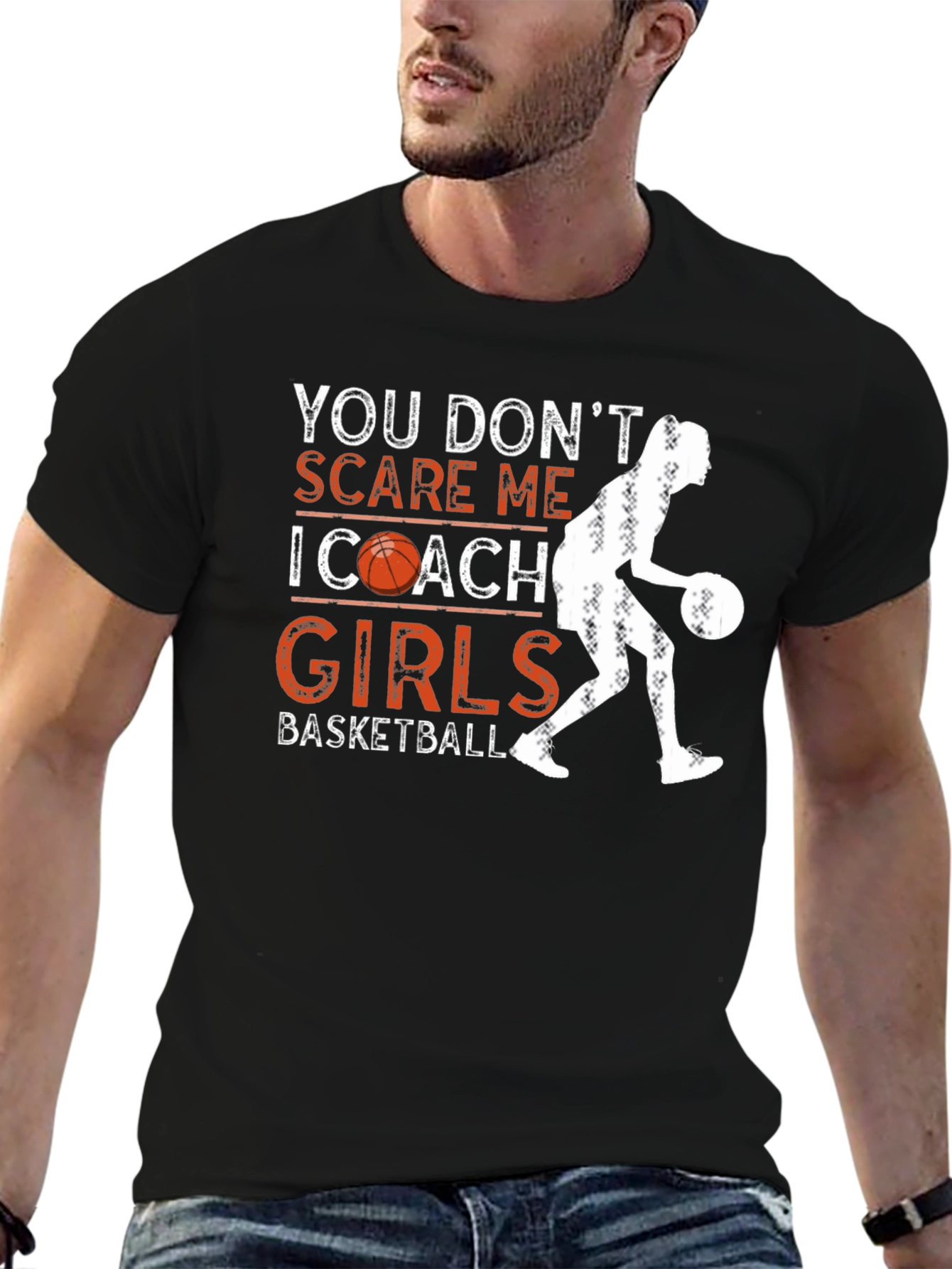 Girls Basketball Coach T-Shirt