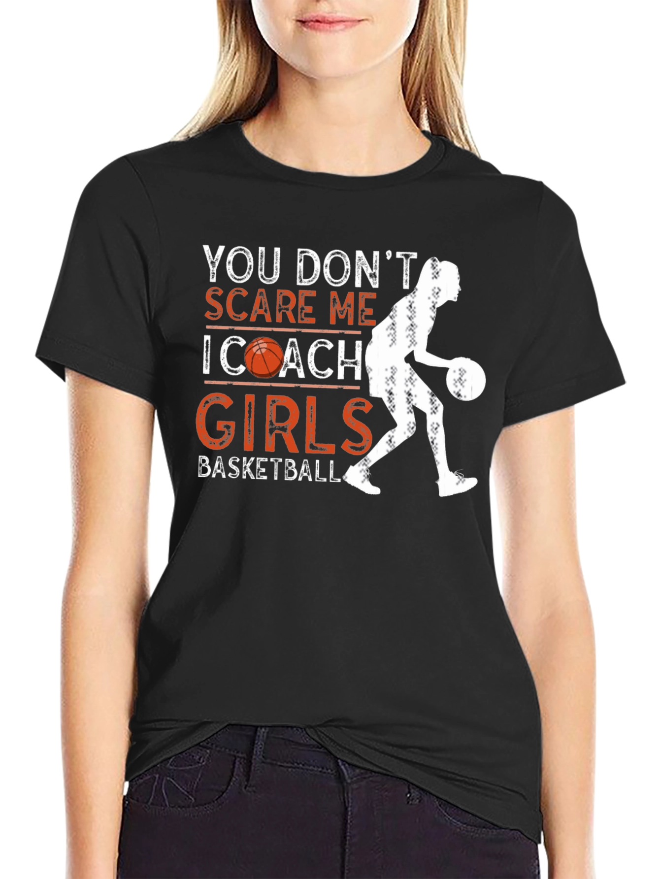 Girls Basketball Coach T-Shirt