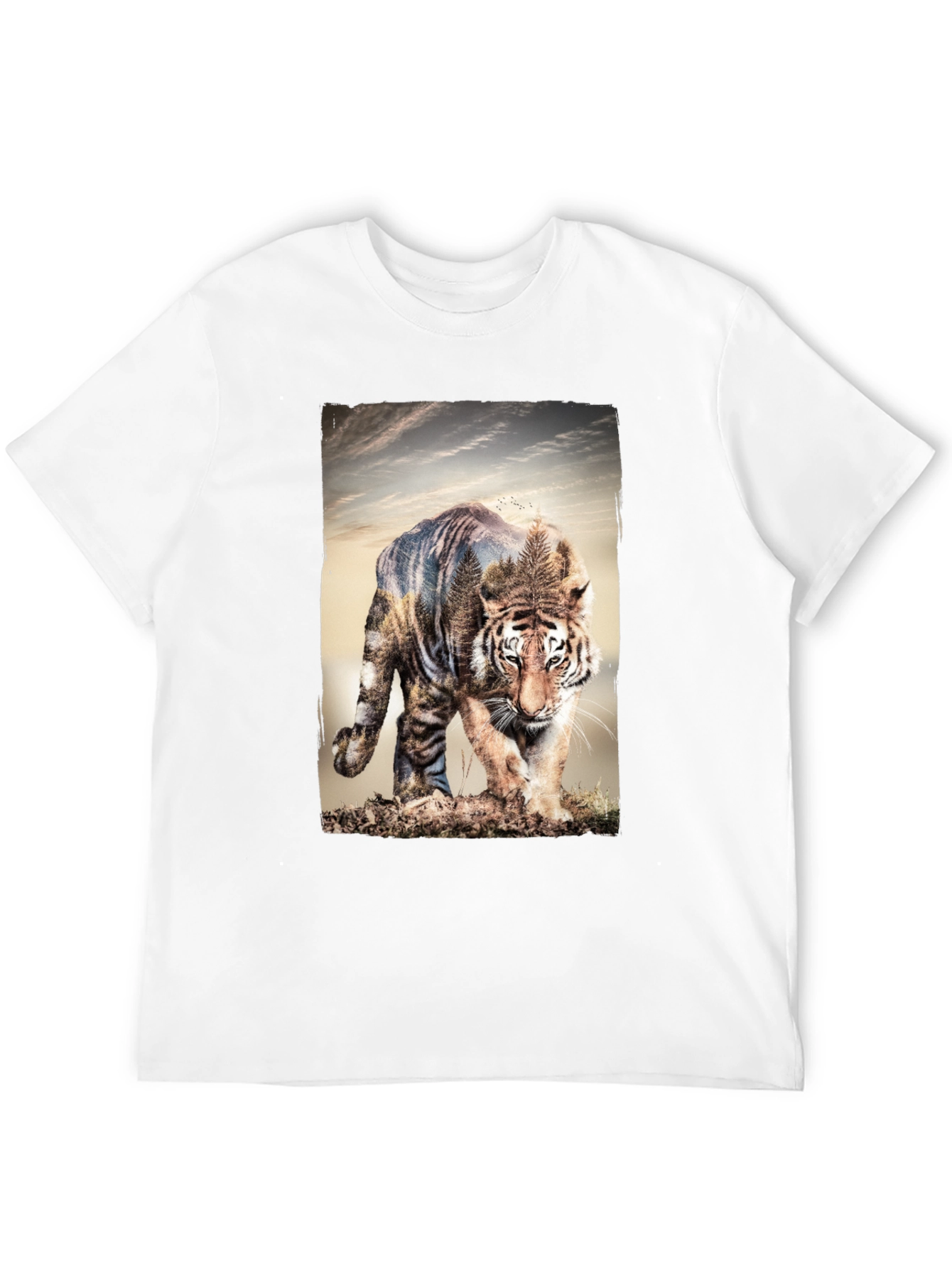 Tiger Graphic Print Tee - Nature Inspired Style