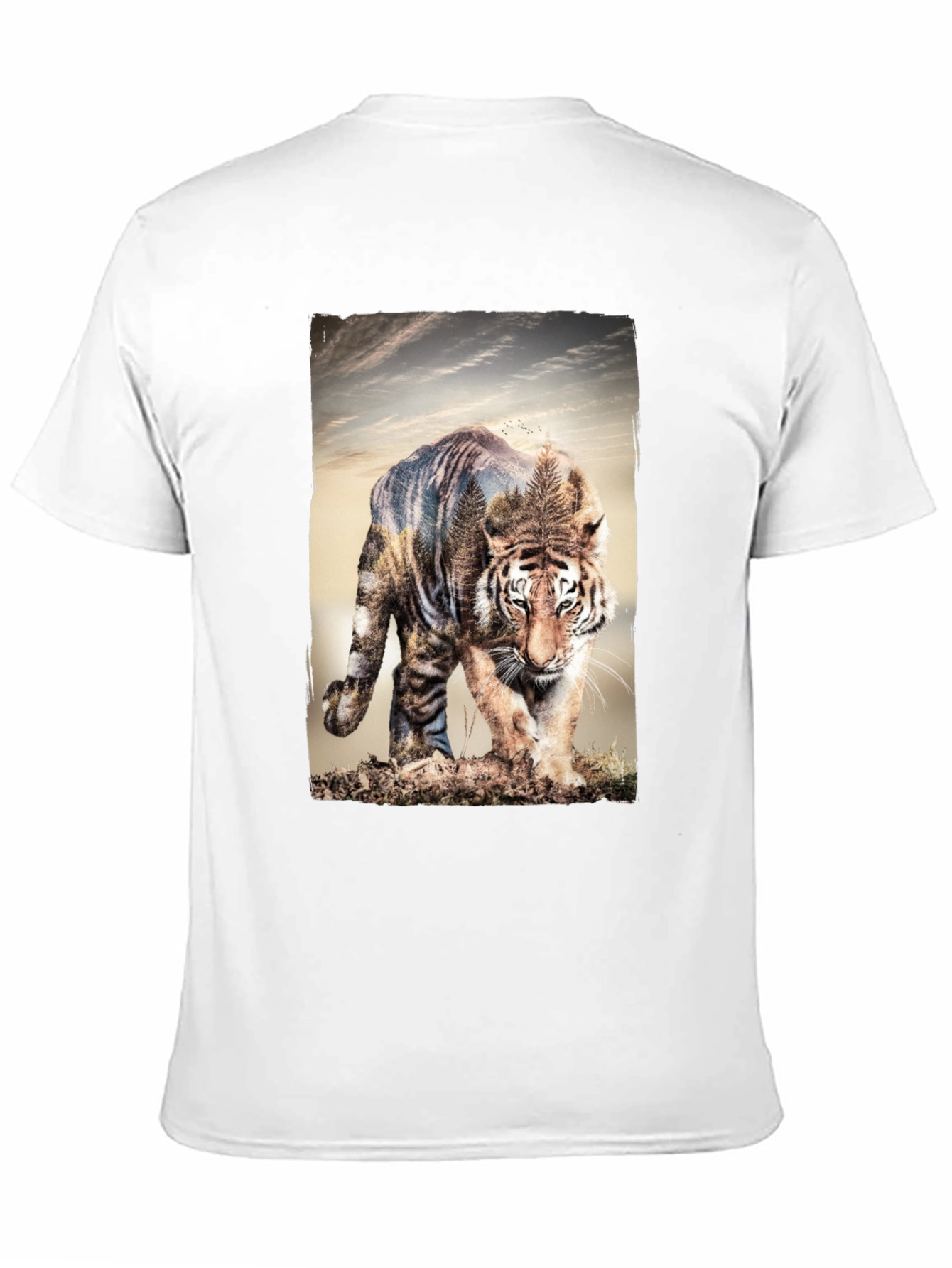 Tiger Graphic Print Tee - Nature Inspired Style