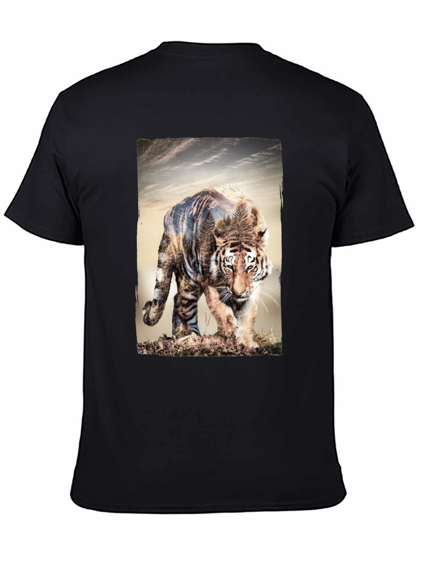 Tiger Graphic Print Tee - Nature Inspired Style