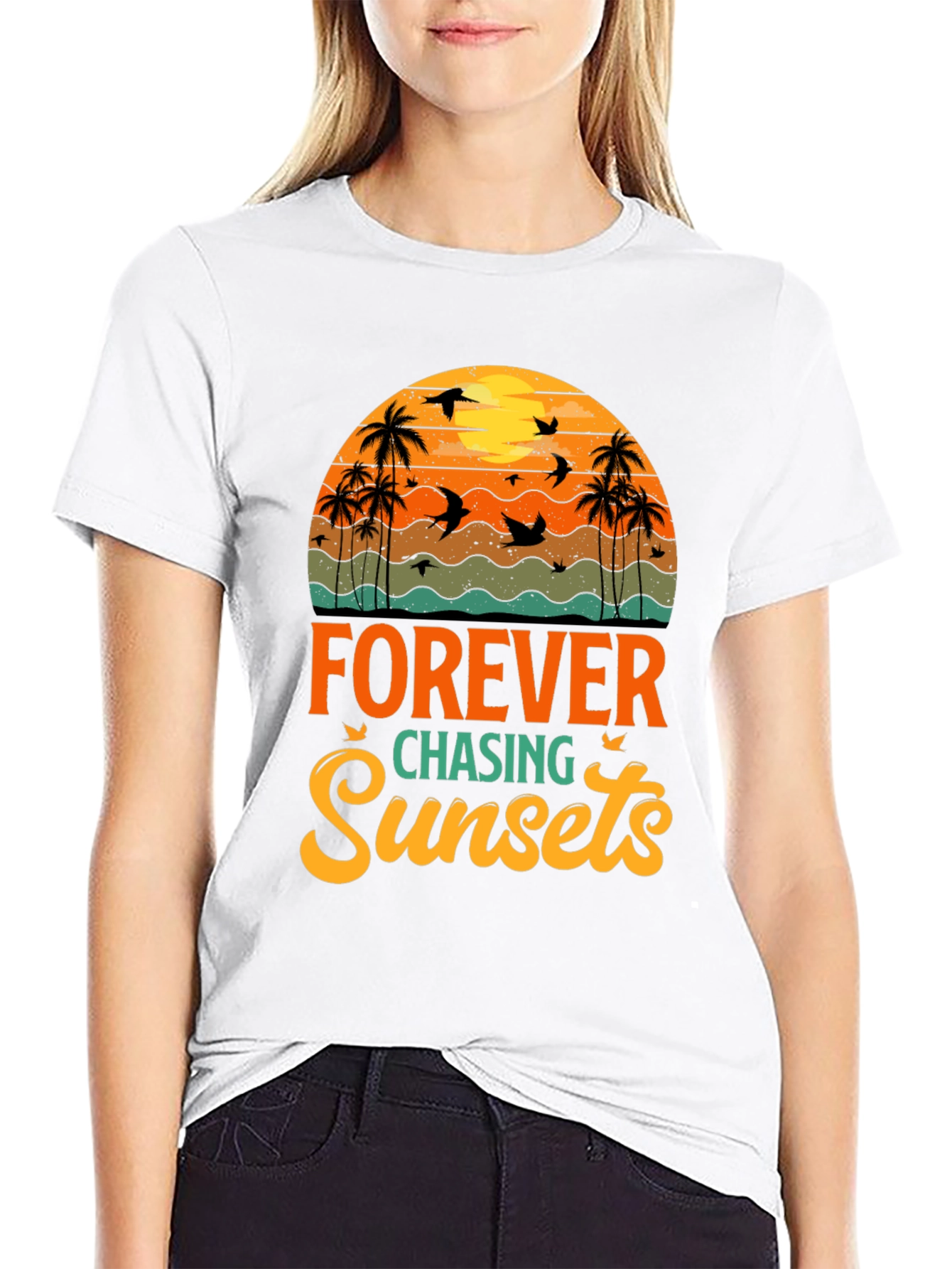 Forever Chasing Sunsets Graphic Tee