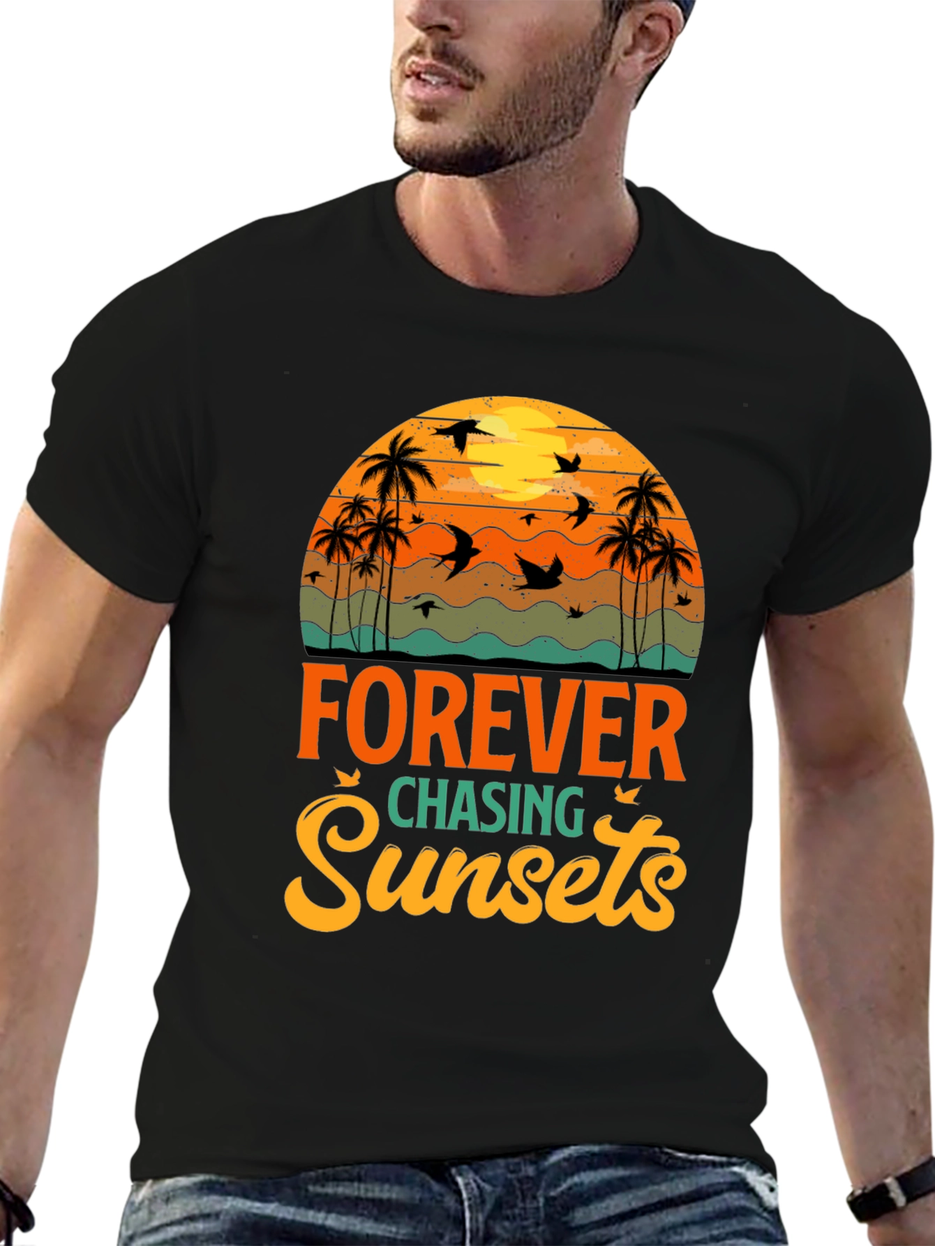 Forever Chasing Sunsets Graphic Tee