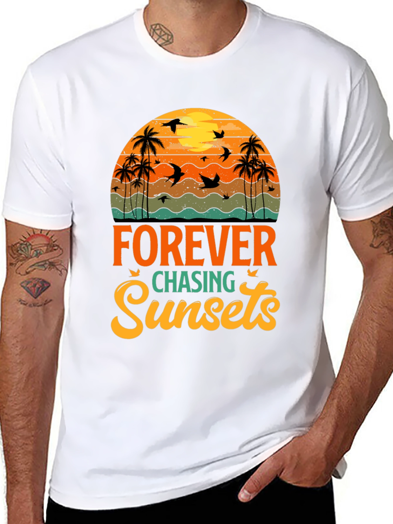 Forever Chasing Sunsets Graphic Tee