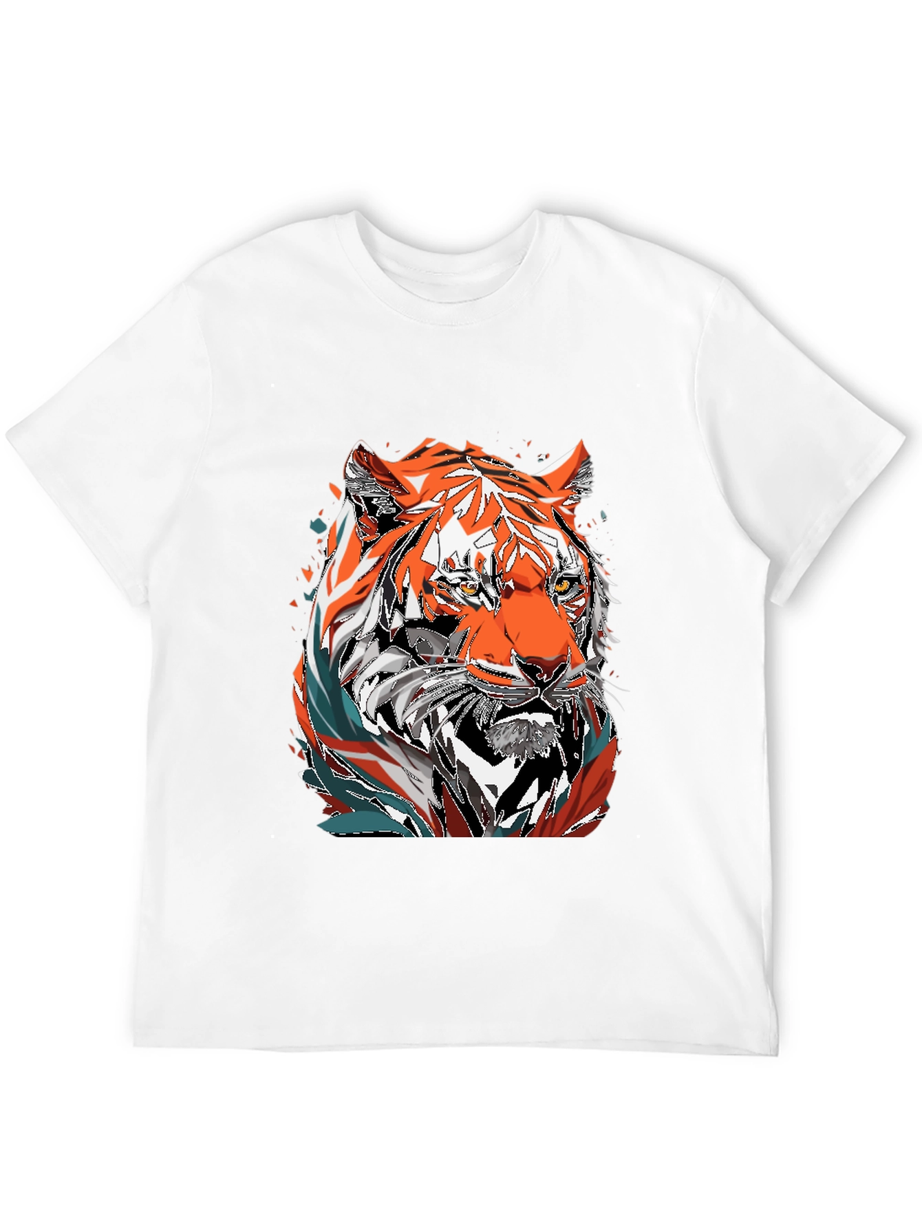 Tiger Graphic Tee - Mens Black T-Shirt
