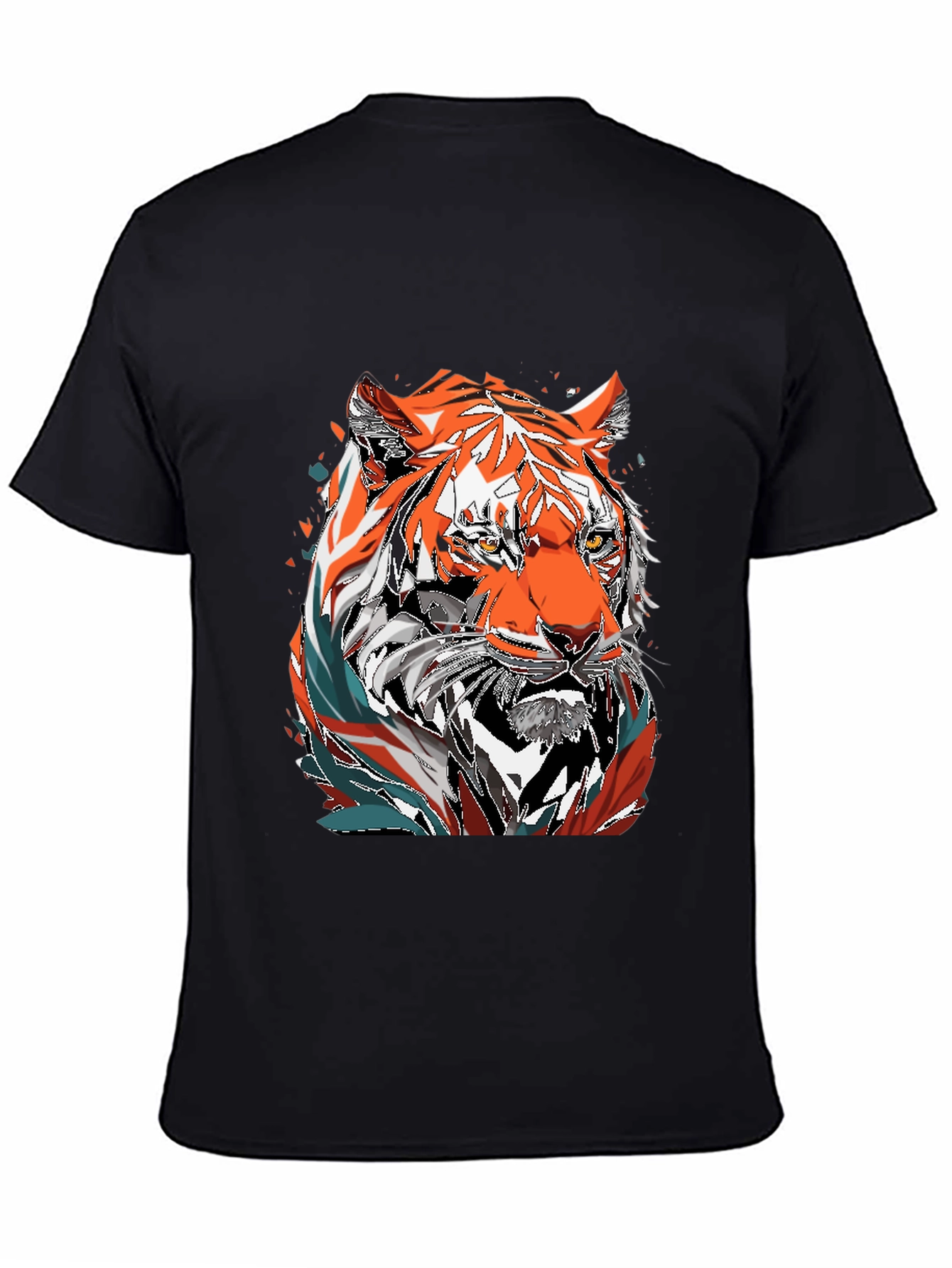 Tiger Graphic Tee - Mens Black T-Shirt