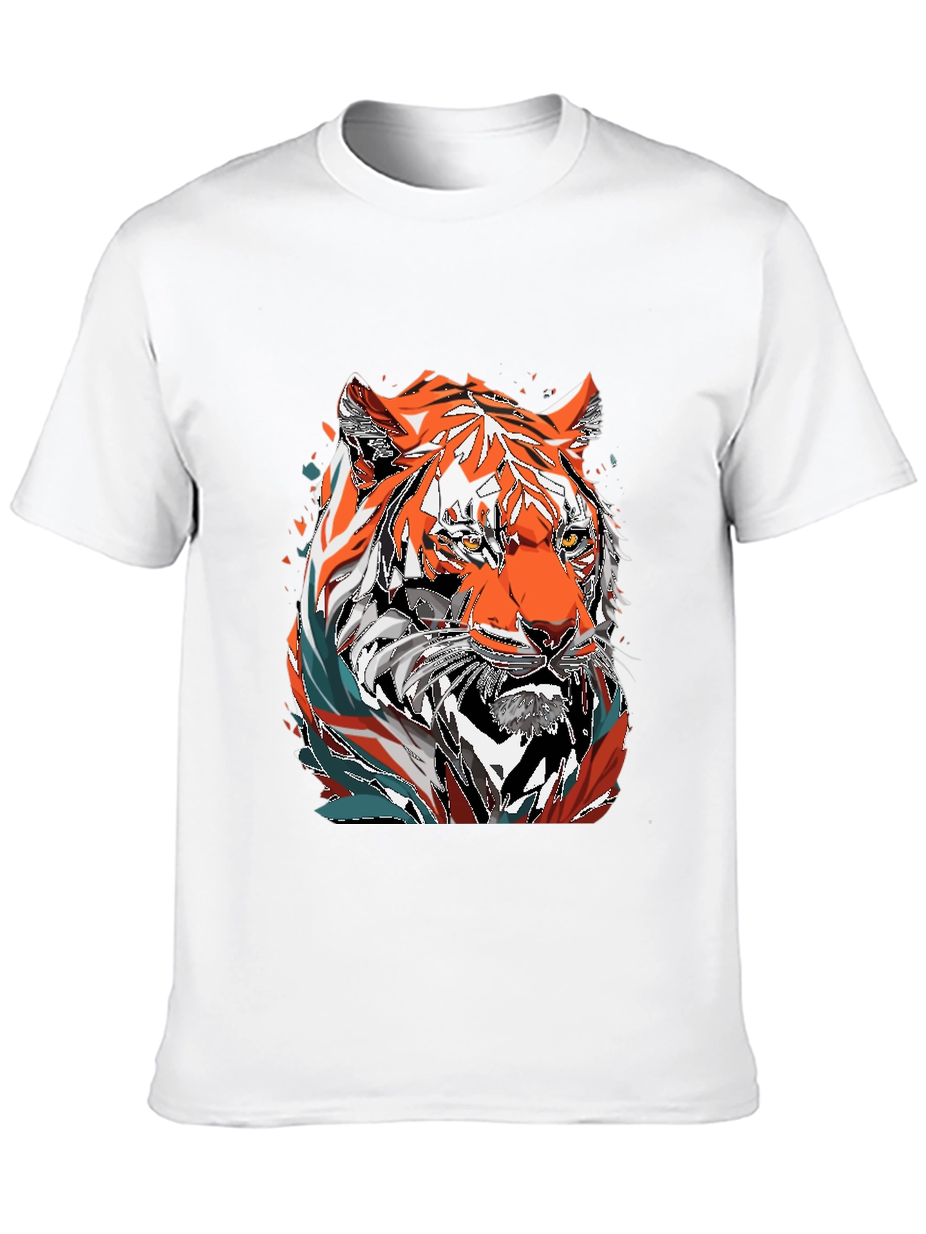 Tiger Graphic Tee - Mens Black T-Shirt