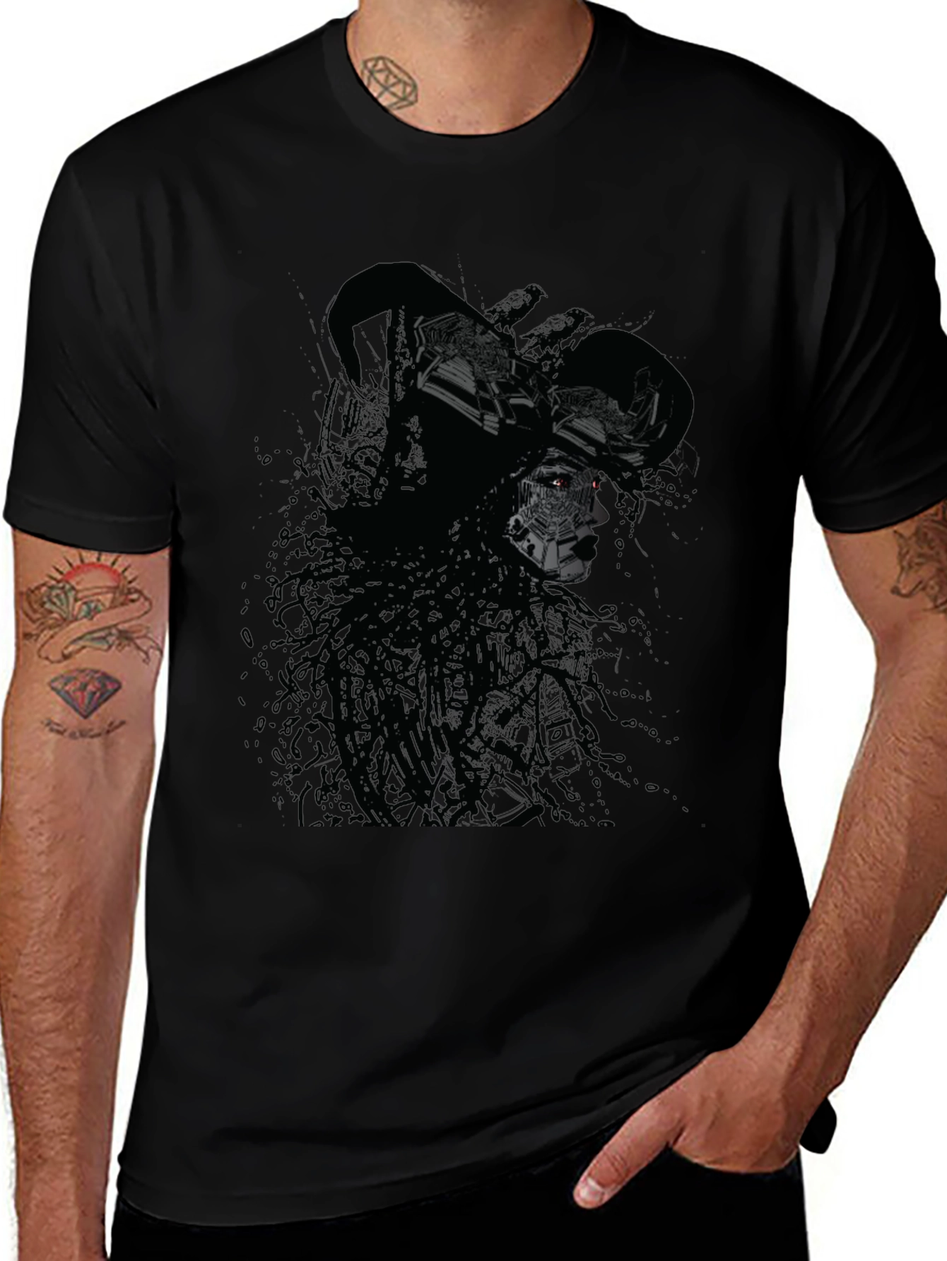 Dark Ape Graphic Tee - Mens Black T-Shirt