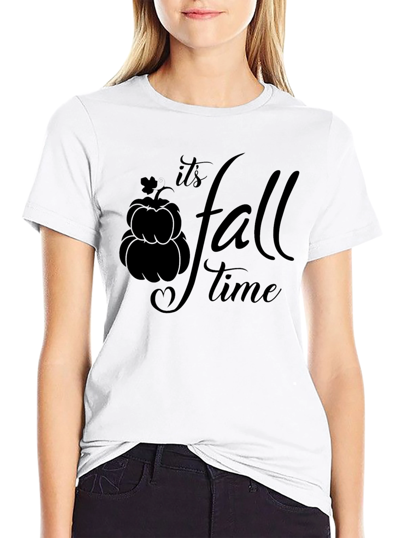 Its Fall Time Graphic Tee - Autumn Shirt