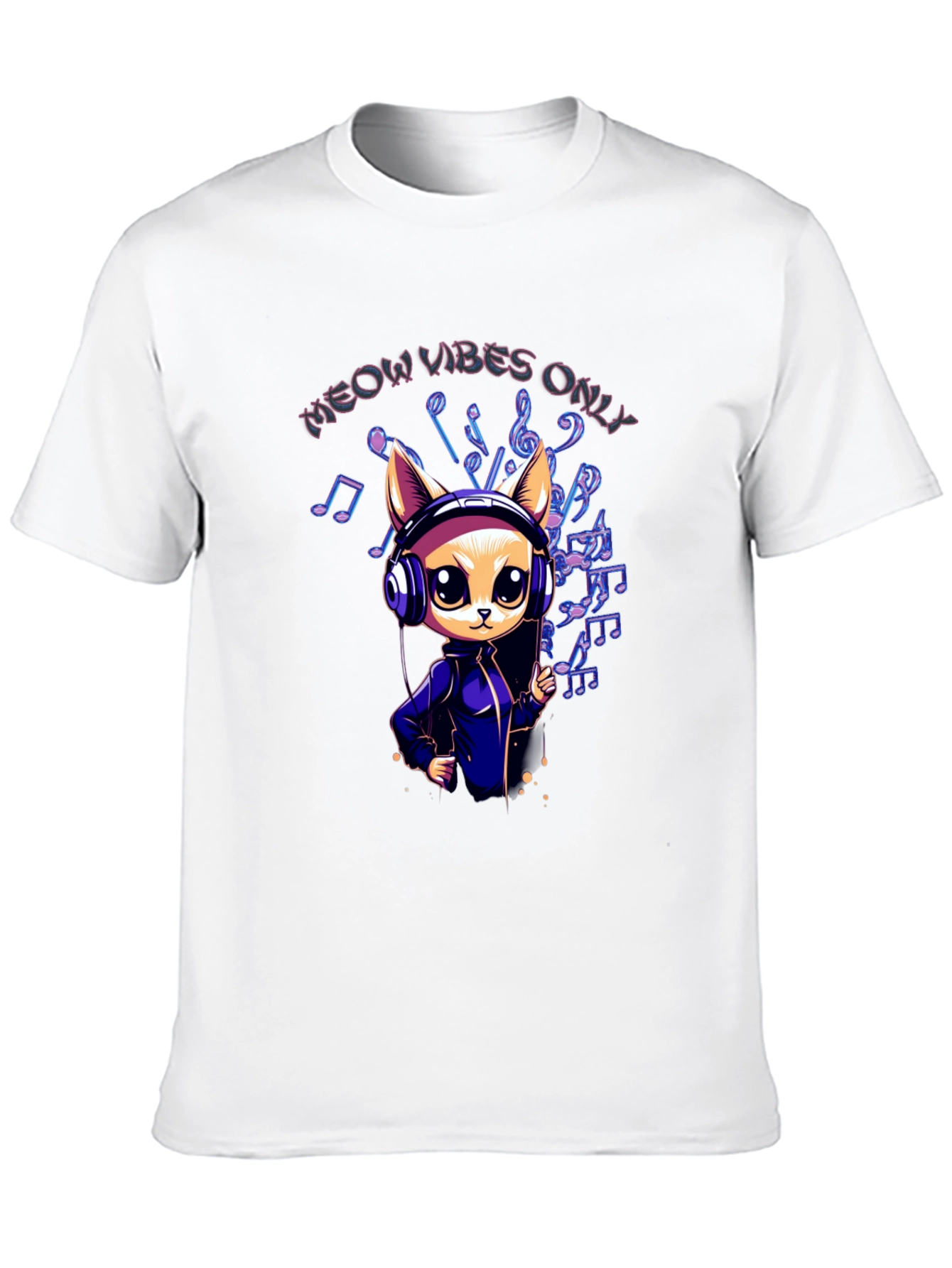 Meow Vibes Only Graphic Tee